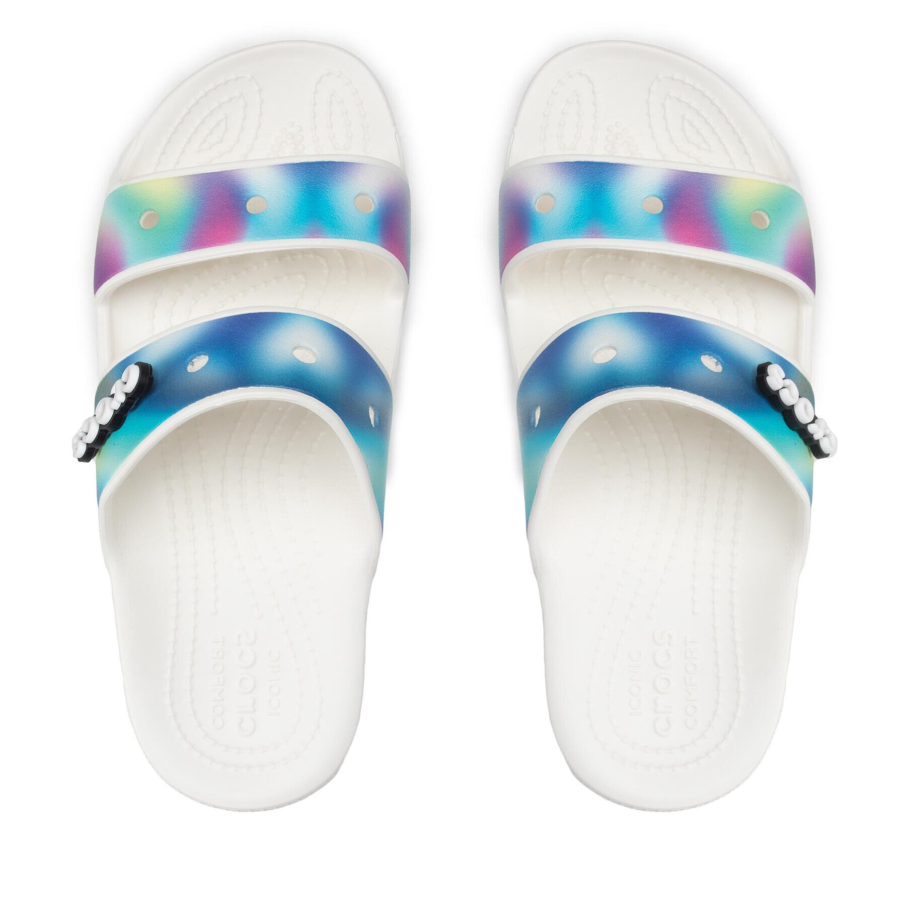 Crocs Natikači Classic Solarized Sandal 207771 Modra - Pepit.si