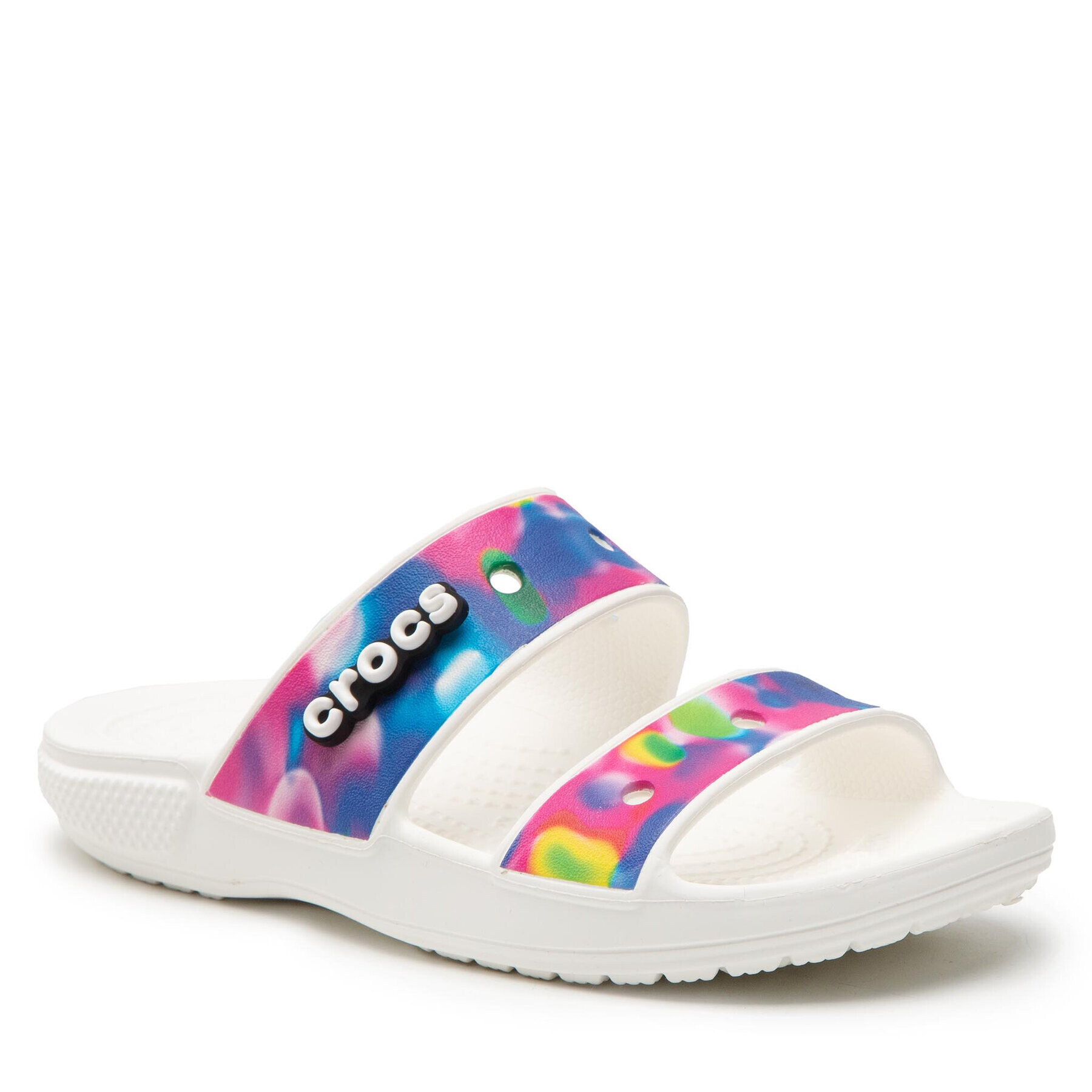 Crocs Natikači Classic Solarized Sandal 207771 Pisana - Pepit.si