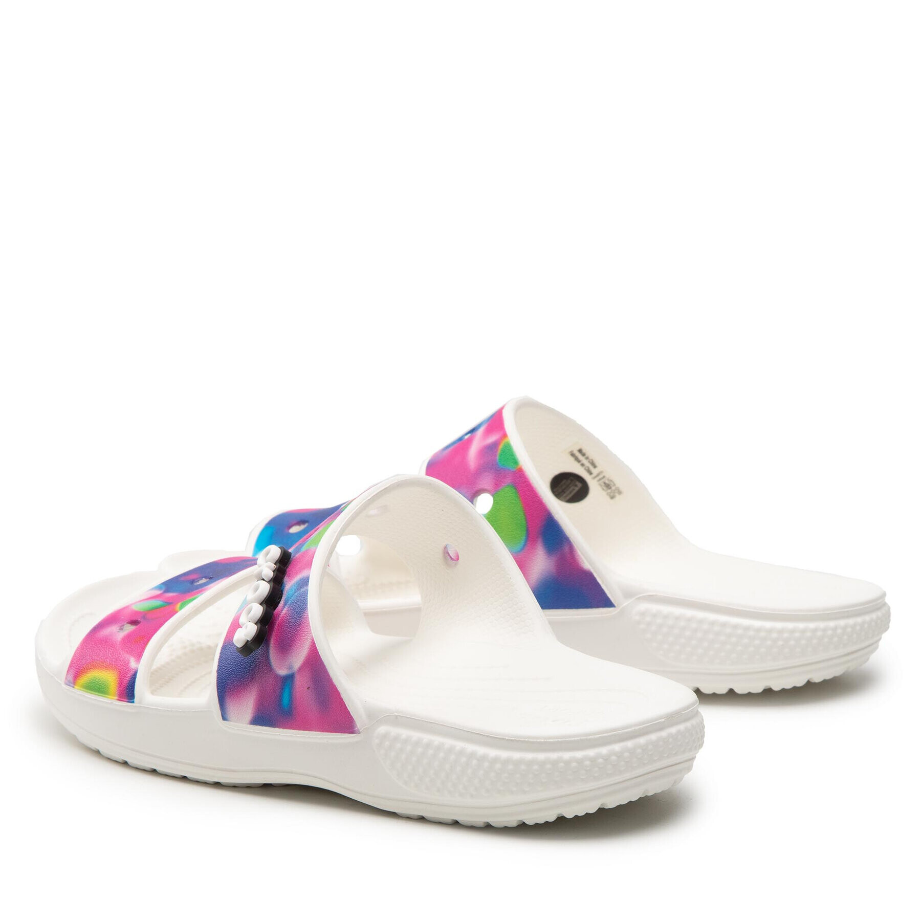 Crocs Natikači Classic Solarized Sandal 207771 Pisana - Pepit.si