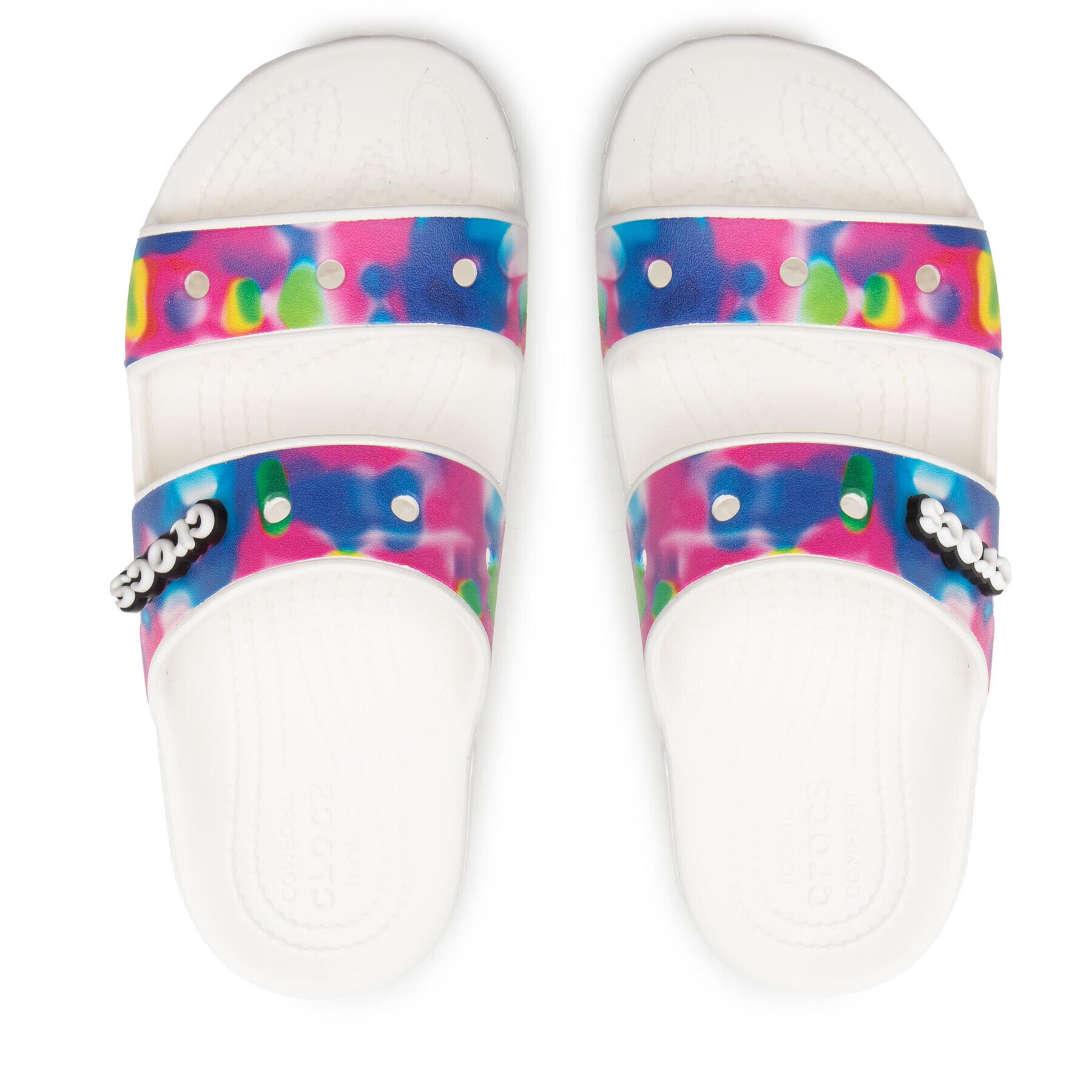 Crocs Natikači Classic Solarized Sandal 207771 Pisana - Pepit.si