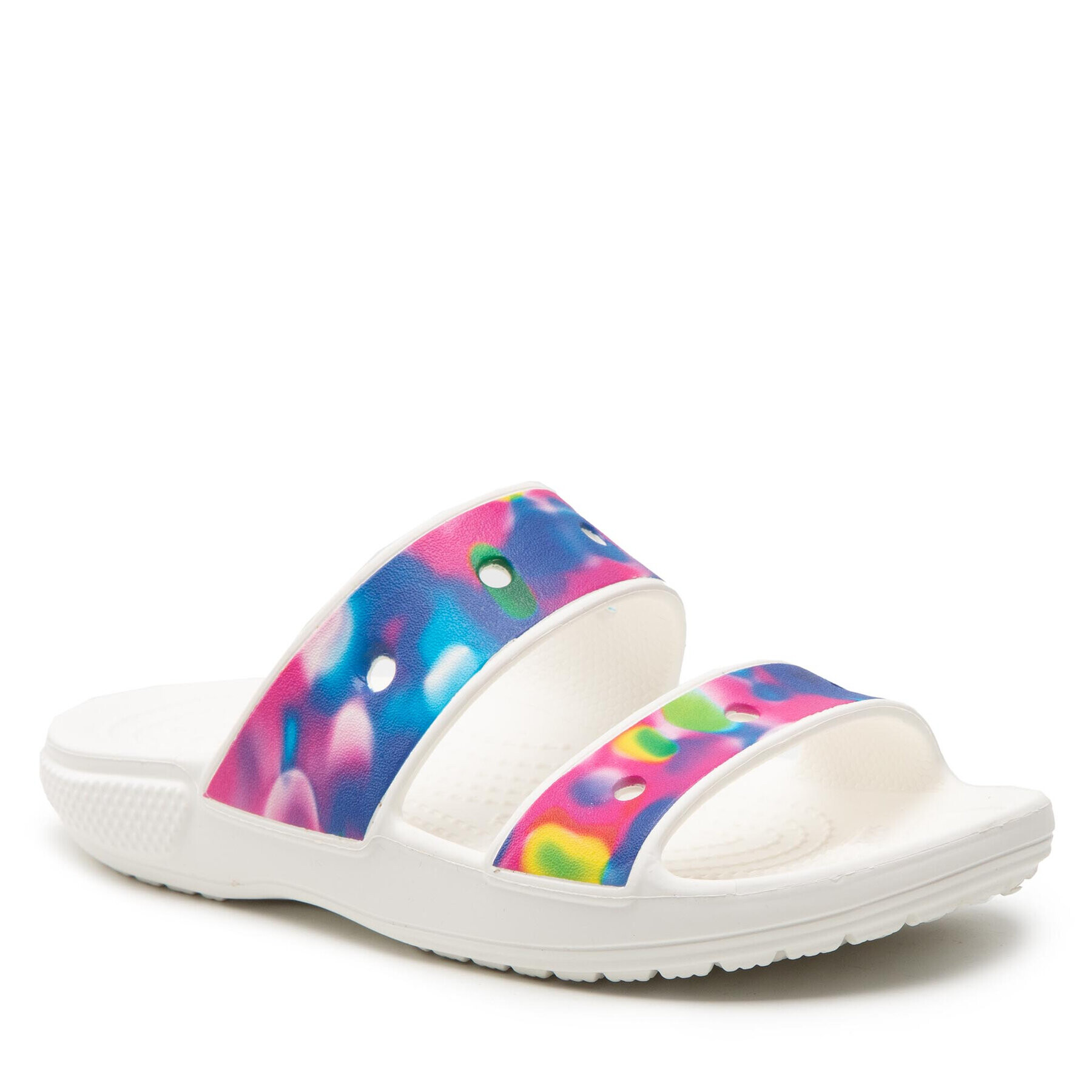 Crocs Natikači Classic Solarized Sandal 207771 Pisana - Pepit.si