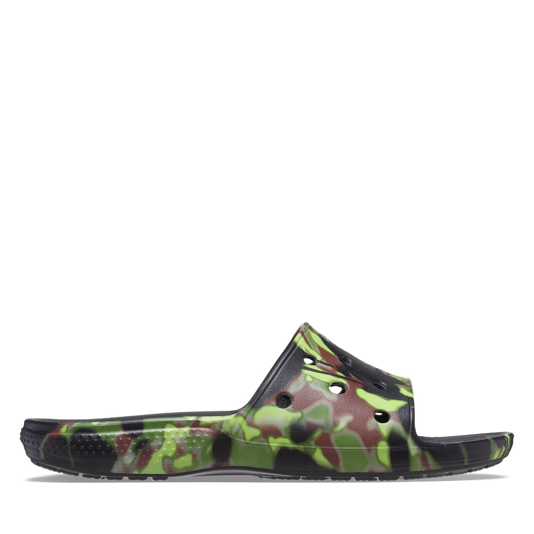 Crocs Natikači Classic Spray Camo Slide 208252 Črna - Pepit.si