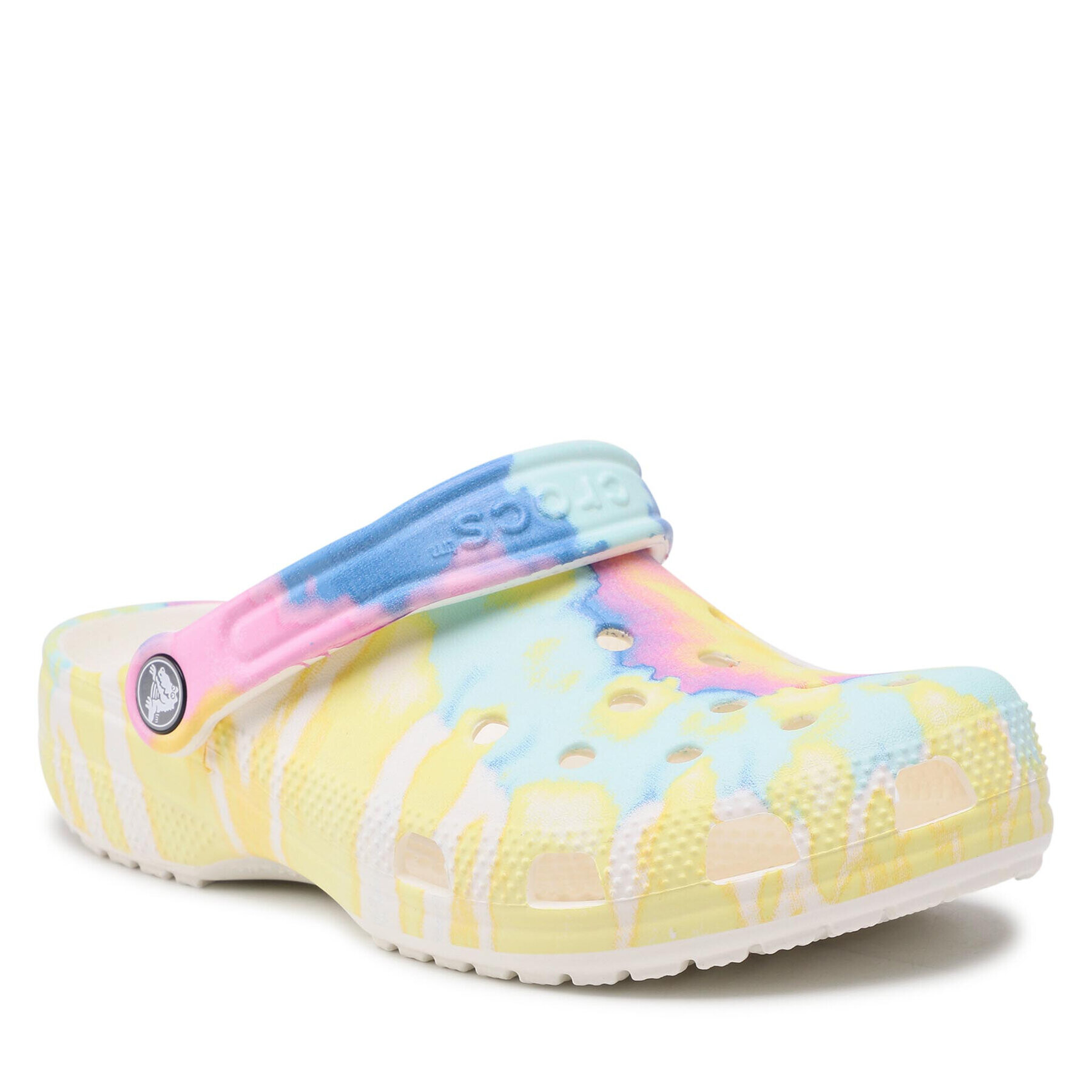 Crocs Natikači Classic Tie Dye 205453 Rumena - Pepit.si