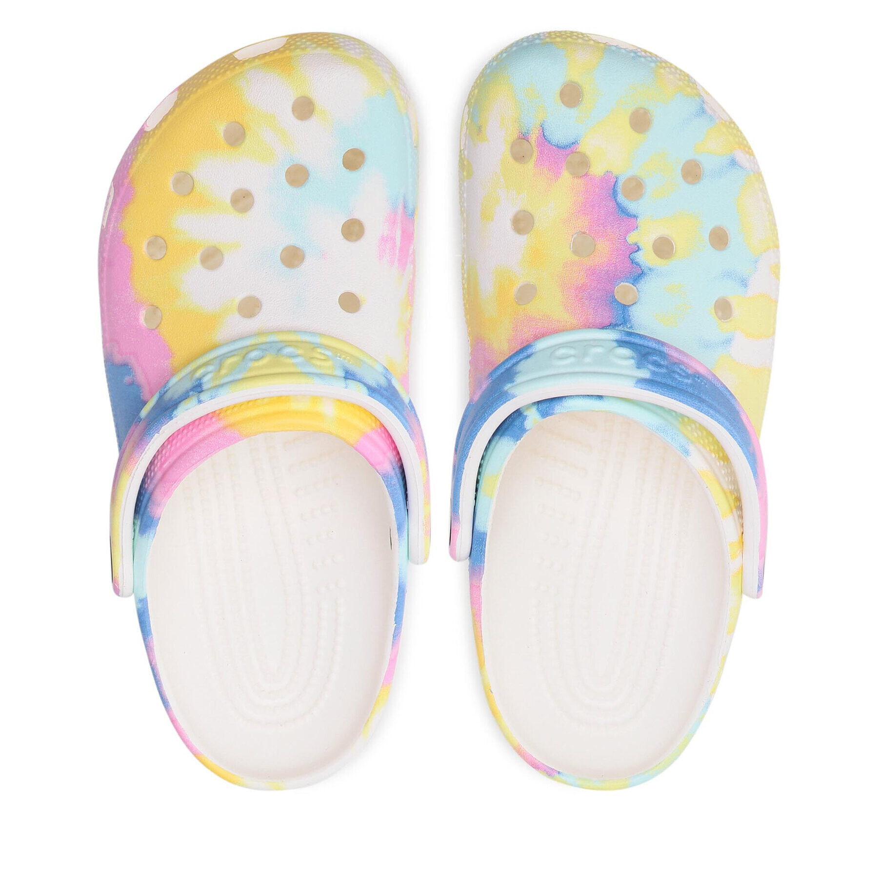 Crocs Natikači Classic Tie Dye 205453 Rumena - Pepit.si