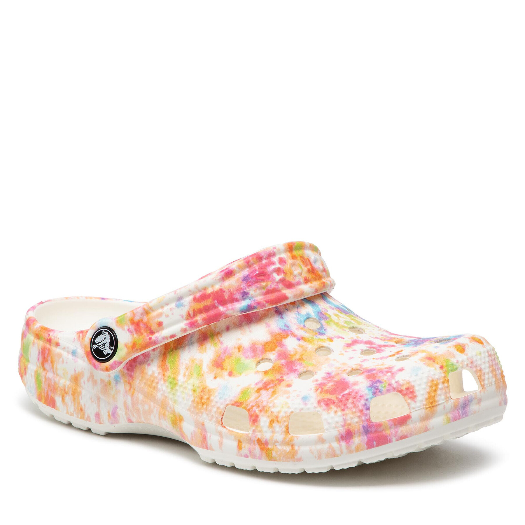 Crocs Natikači Classic Tie Dye Graphic Clog 205453 Oranžna - Pepit.si