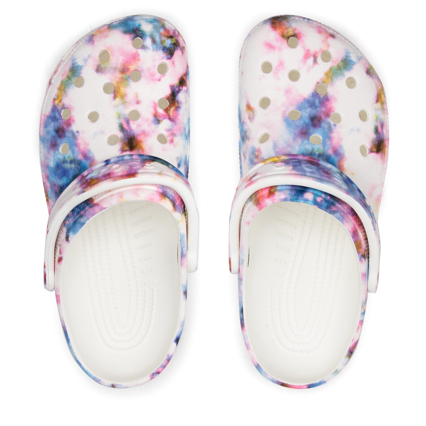 Crocs Natikači Classic Tie Dye Graphic Clog 205453 Pisana - Pepit.si