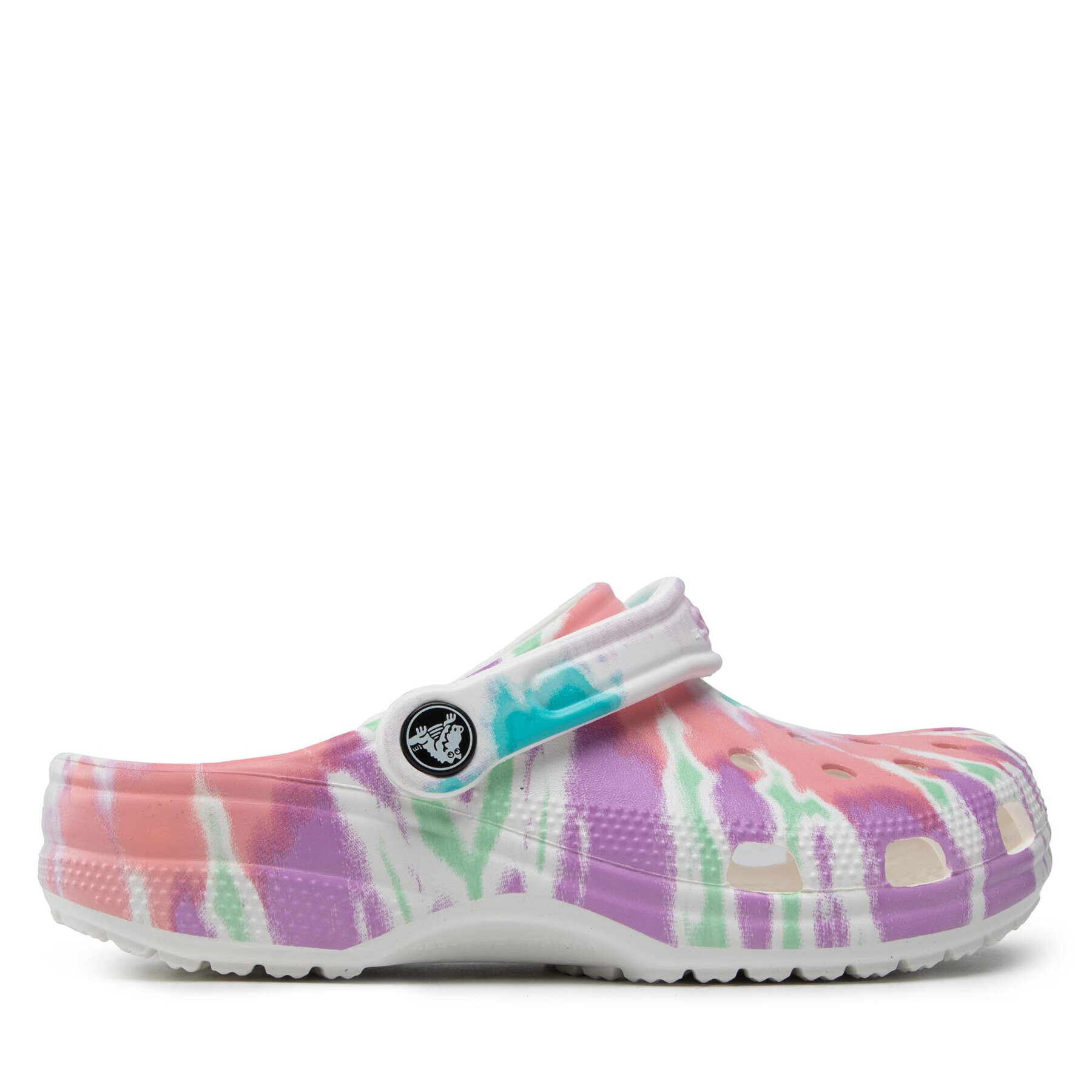 Crocs Natikači Classic Tie Dye Graphic Clog 205453 Roza - Pepit.si