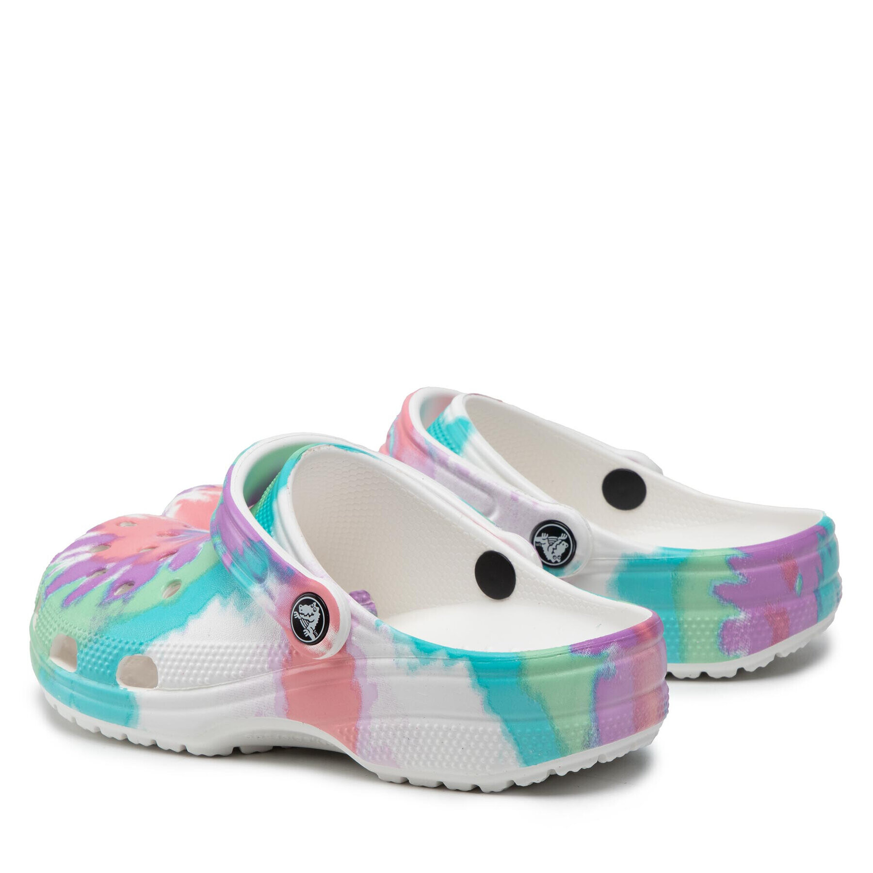 Crocs Natikači Classic Tie Dye Graphic Clog 205453 Roza - Pepit.si