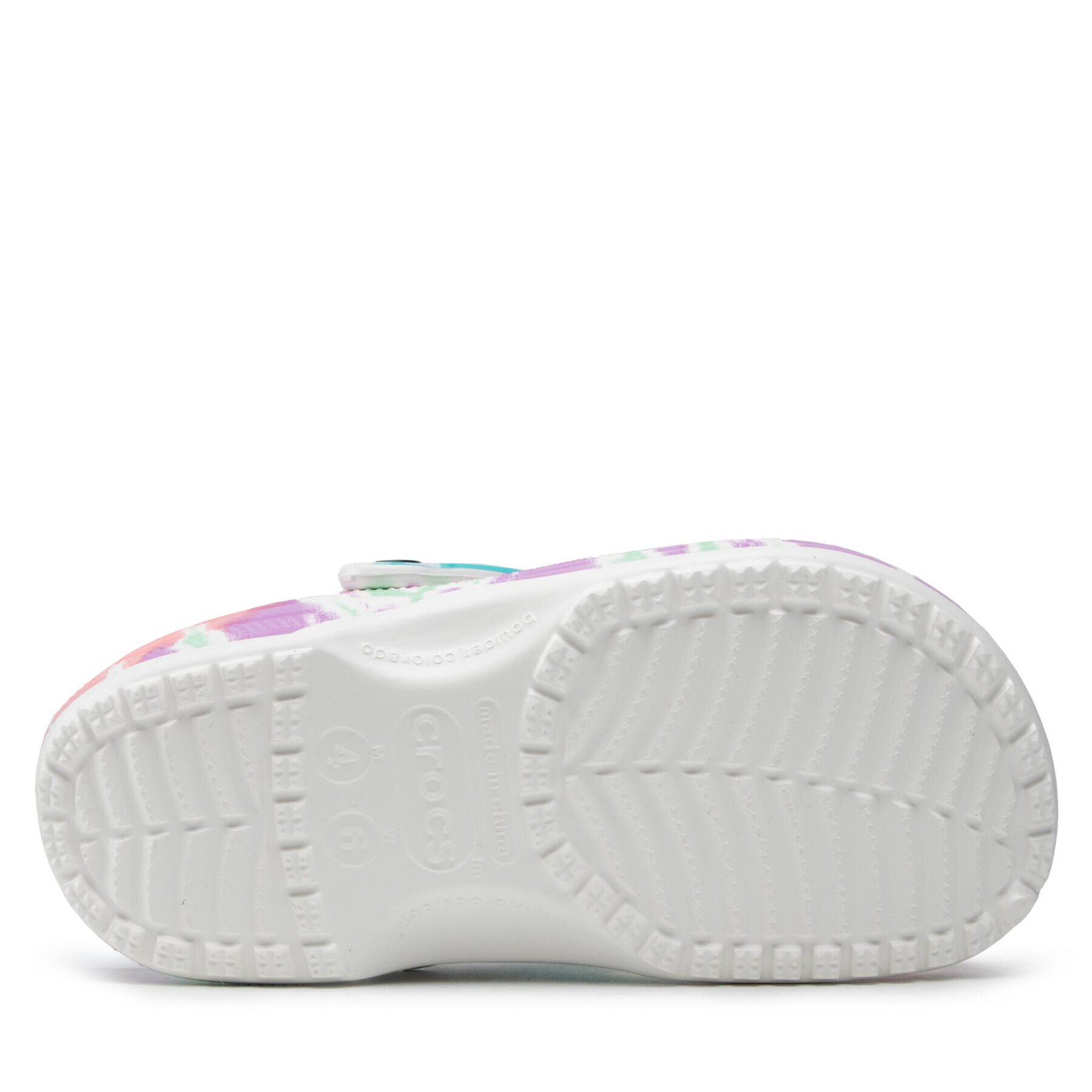 Crocs Natikači Classic Tie Dye Graphic Clog 205453 Roza - Pepit.si