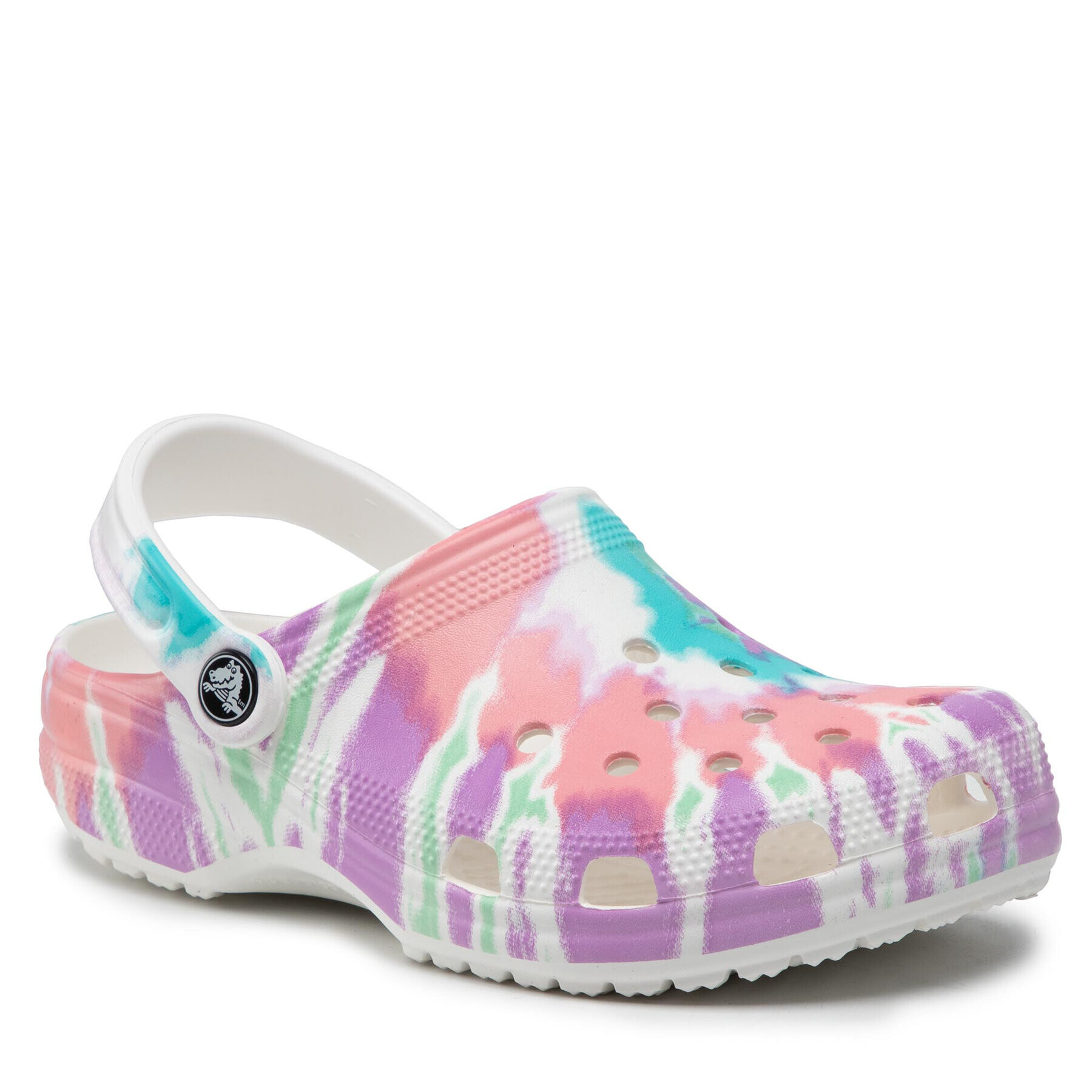 Crocs Natikači Classic Tie Dye Graphic Clog 205453 Roza - Pepit.si