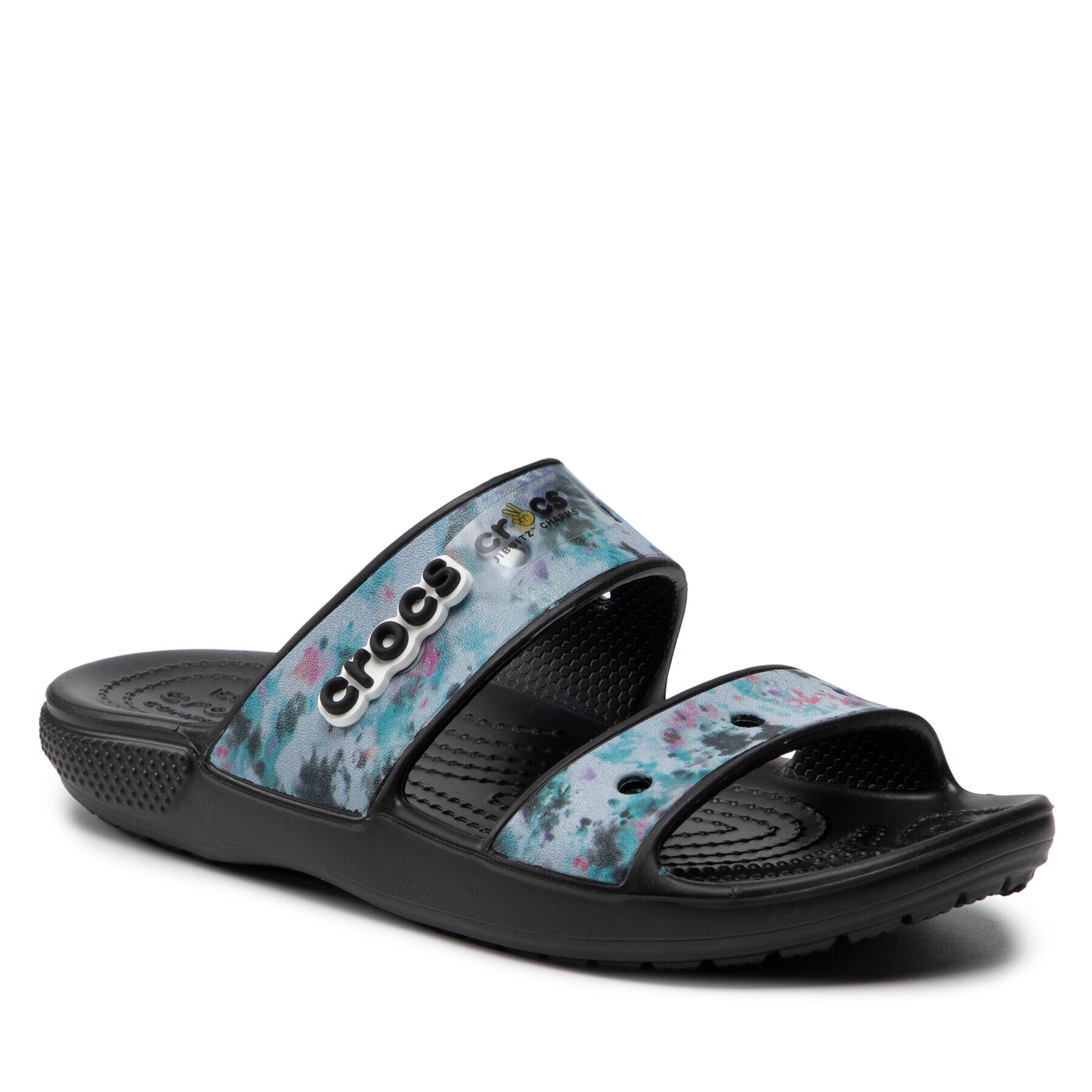 Crocs Natikači Classic Tiedye 207283 Črna - Pepit.si