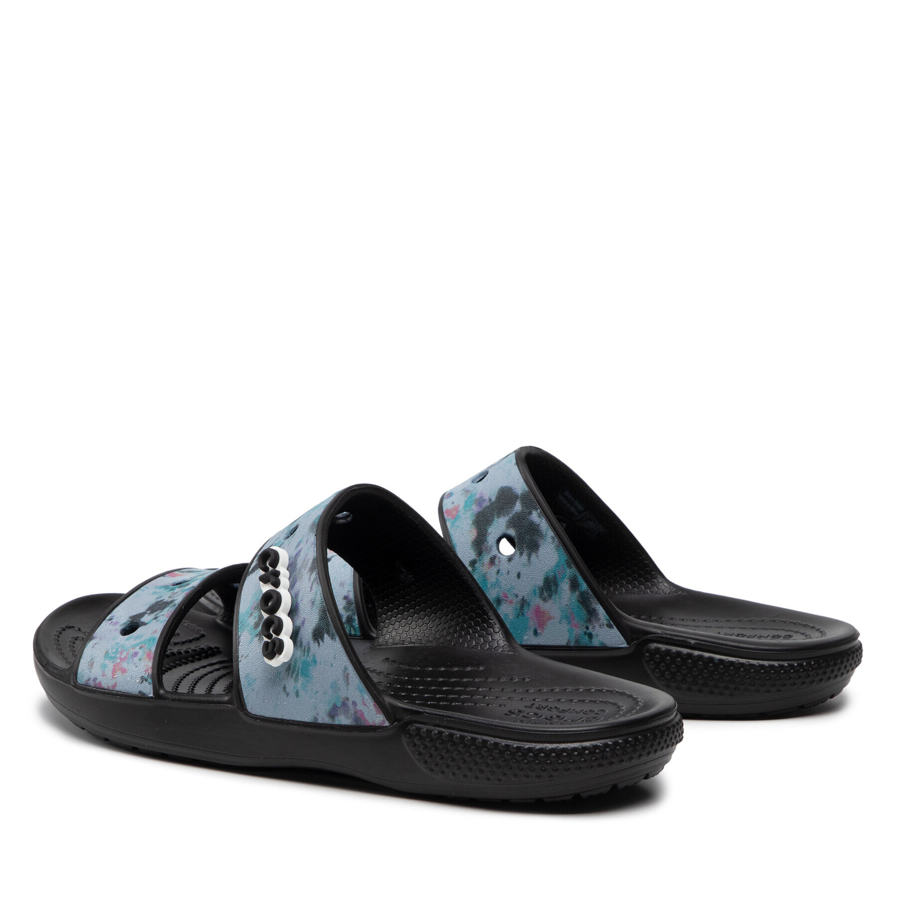 Crocs Natikači Classic Tiedye 207283 Črna - Pepit.si