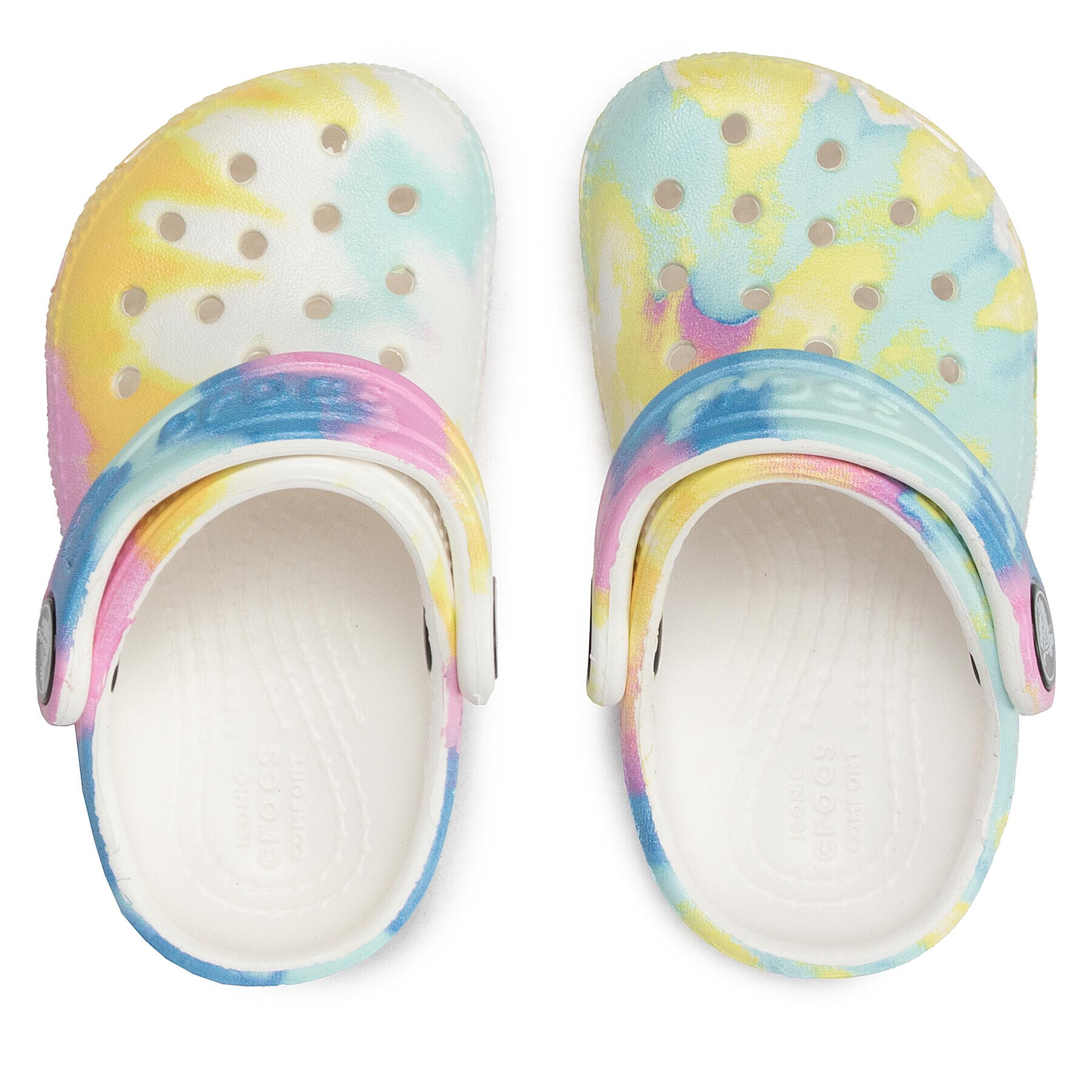 Crocs Natikači Classic Tiedye Graphic Clog T 206994 Pisana - Pepit.si