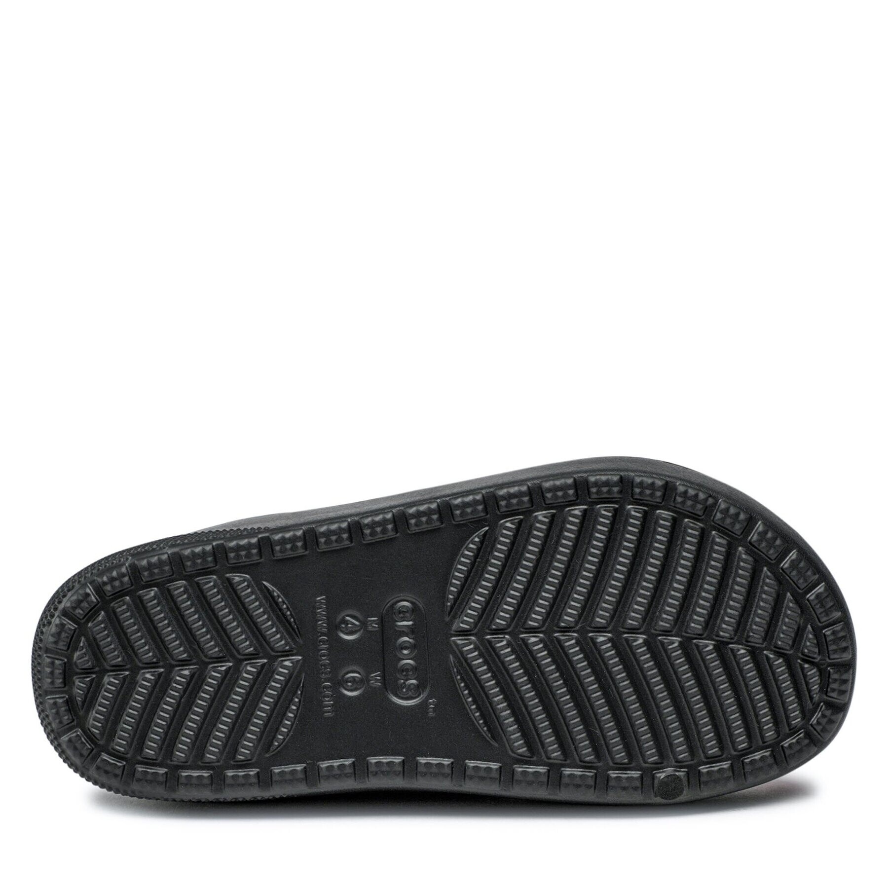 Crocs Natikači Classiccozzzy Spraydyesandal 208046 Črna - Pepit.si