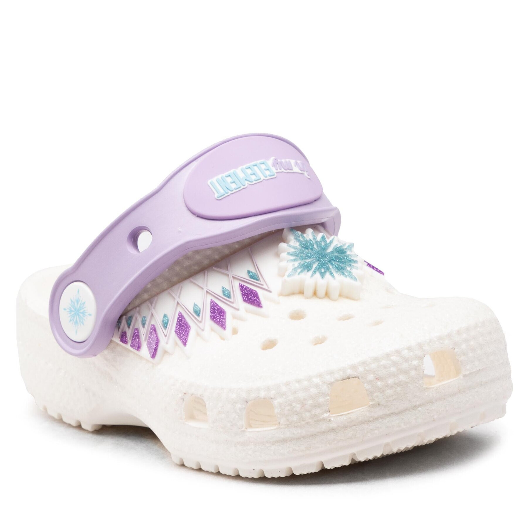 Crocs Natikači FROZEN Cls Fl I Am Frozen II Cgt 207715 Bela - Pepit.si