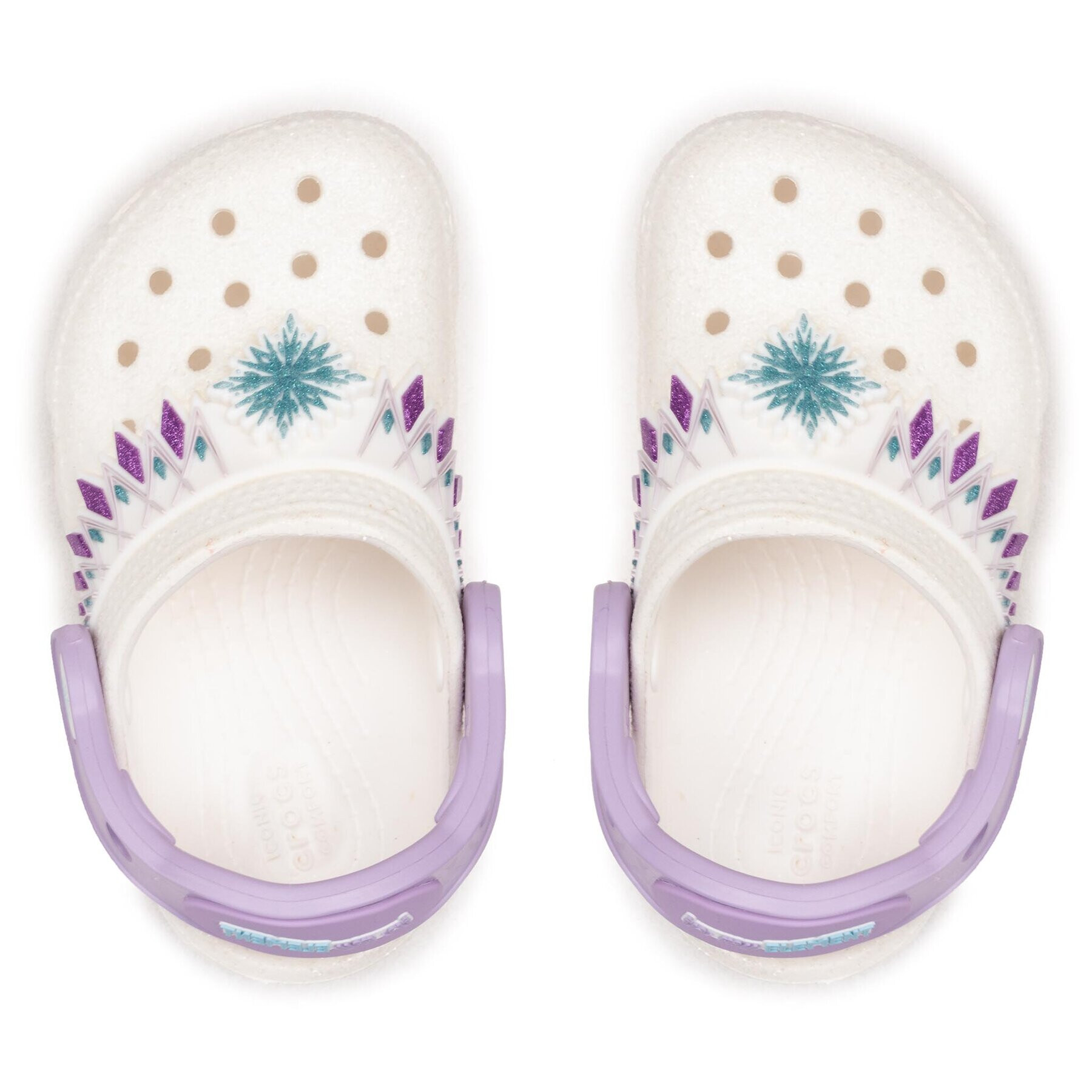 Crocs Natikači FROZEN Cls Fl I Am Frozen II Cgt 207715 Bela - Pepit.si