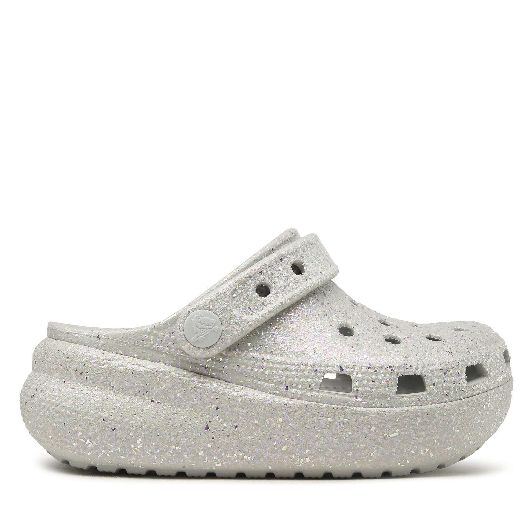 Crocs Natikači Cls Glitter Cutie Cgk 207834 Siva - Pepit.si