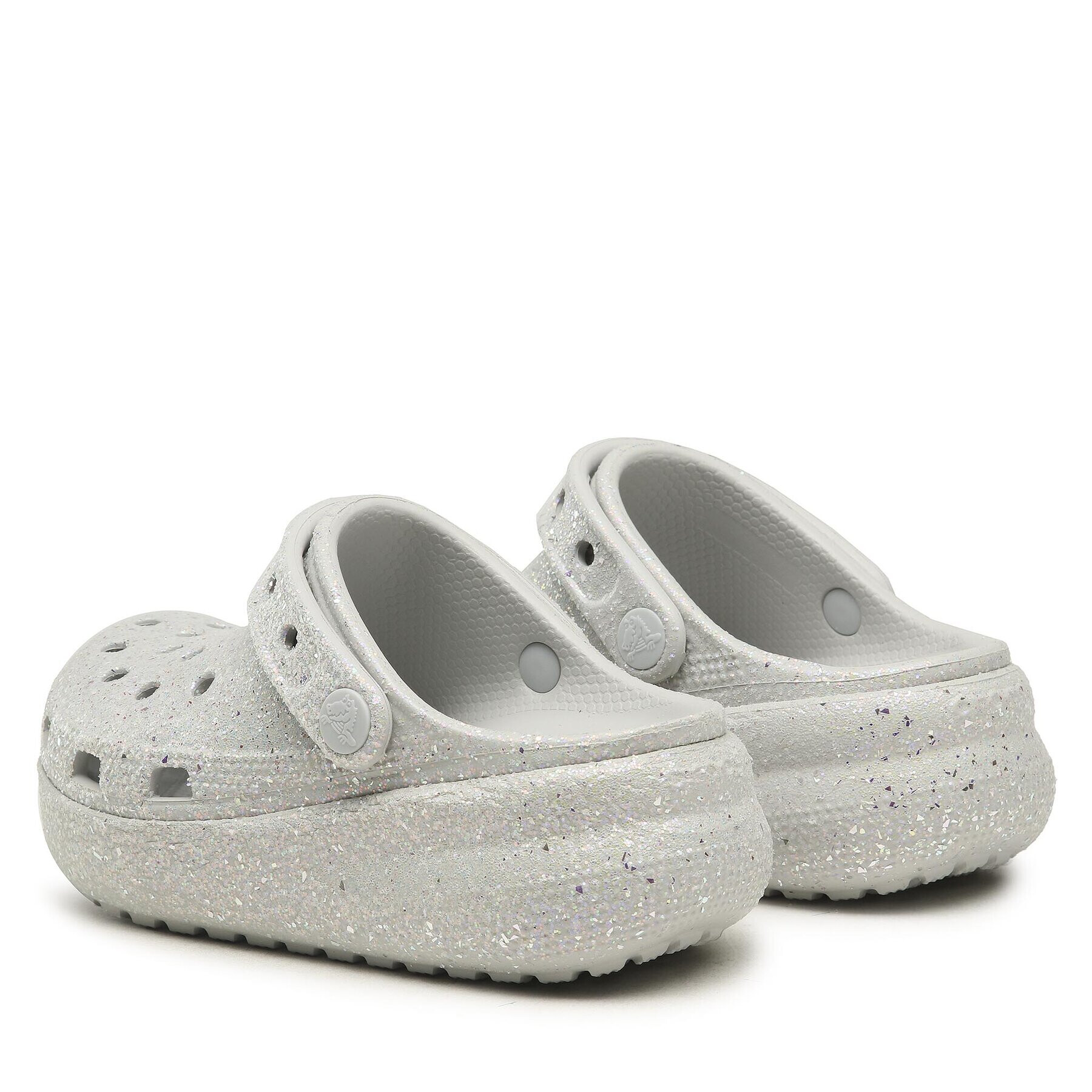 Crocs Natikači Cls Glitter Cutie Cgk 207834 Siva - Pepit.si