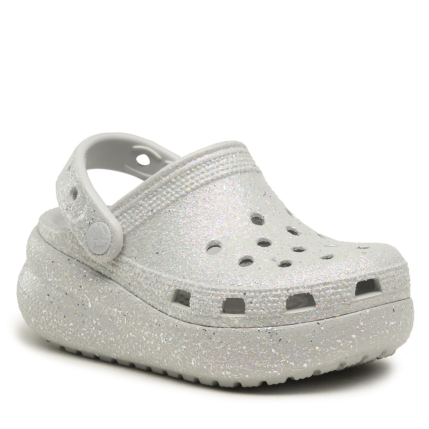 Crocs Natikači Cls Glitter Cutie Cgk 207834 Siva - Pepit.si