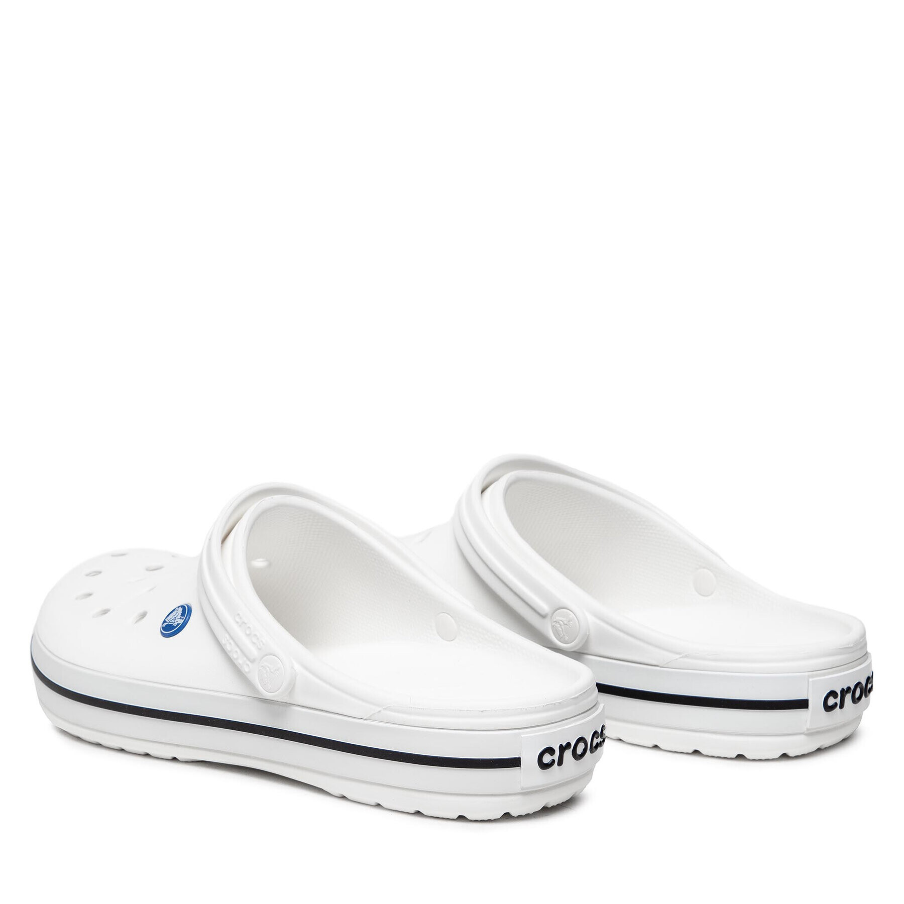 Crocs Natikači Crocband 11016 Bela - Pepit.si