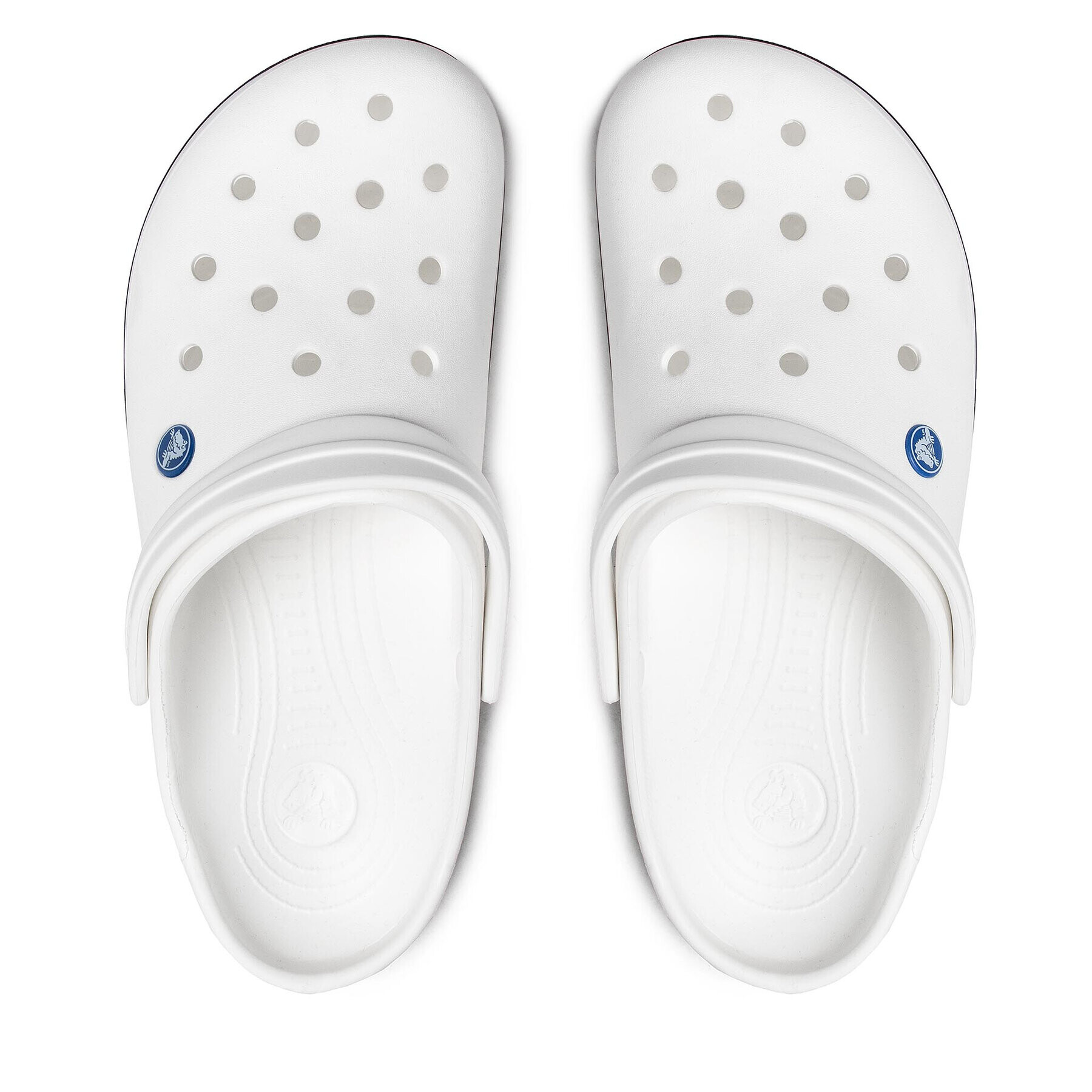 Crocs Natikači Crocband 11016 Bela - Pepit.si