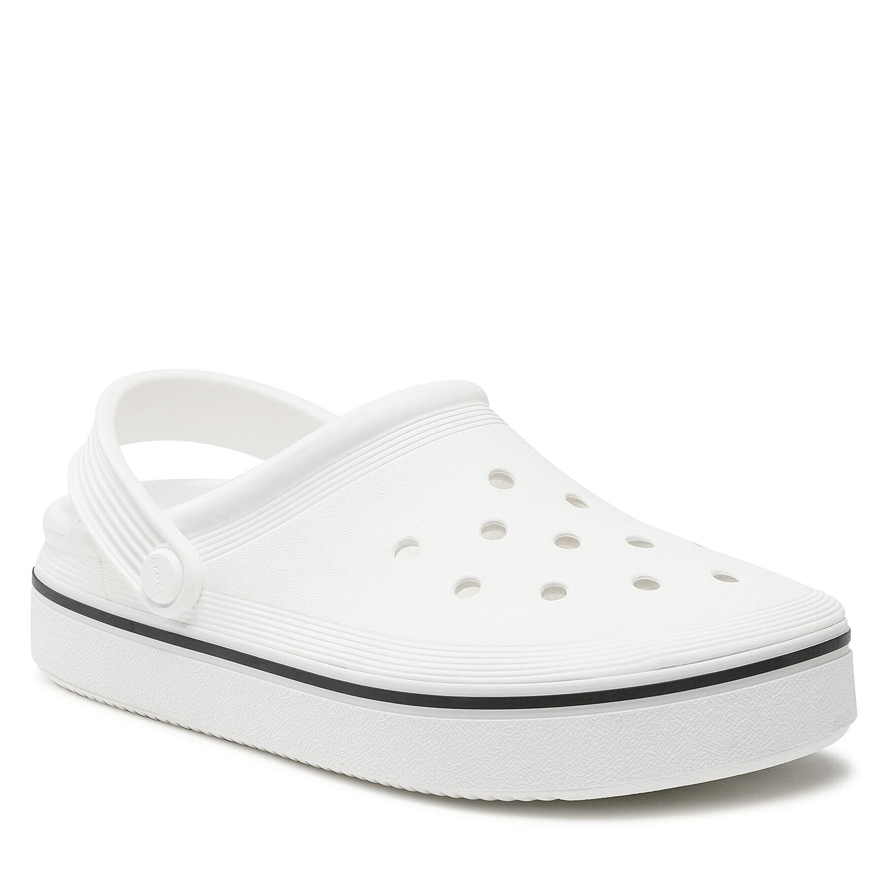 Crocs Natikači Crocband Clean Clog 208371 Bela - Pepit.si