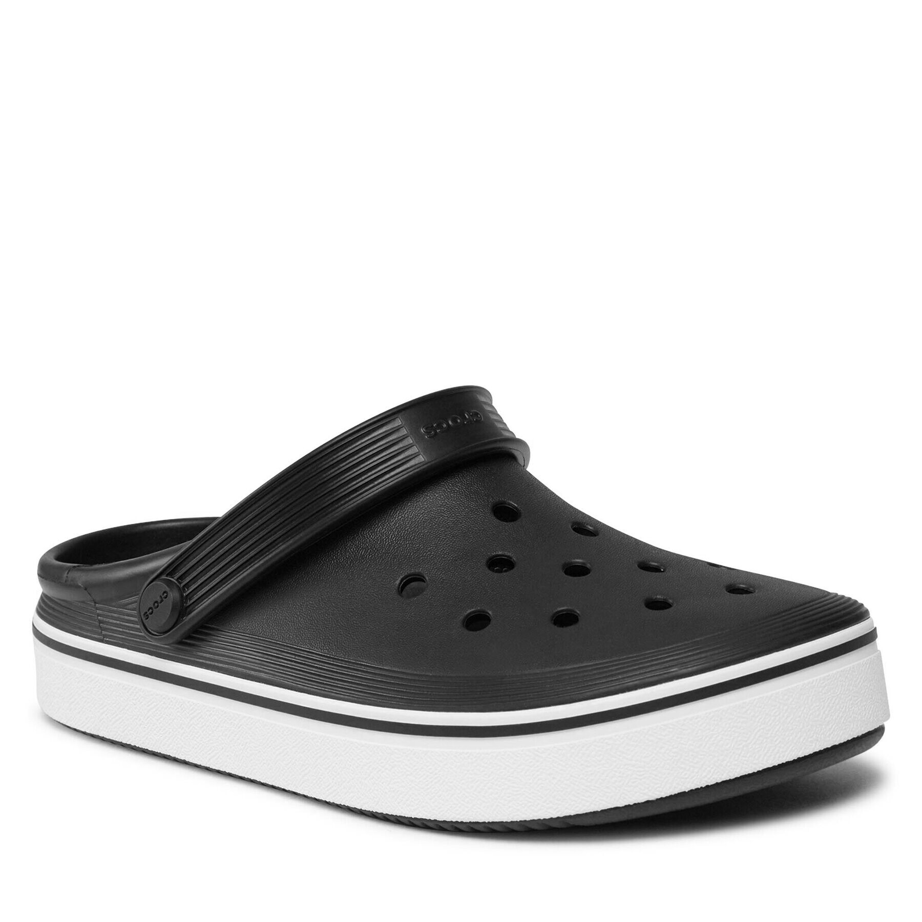 Crocs Natikači Crocband Clean Clog 208371 Črna - Pepit.si