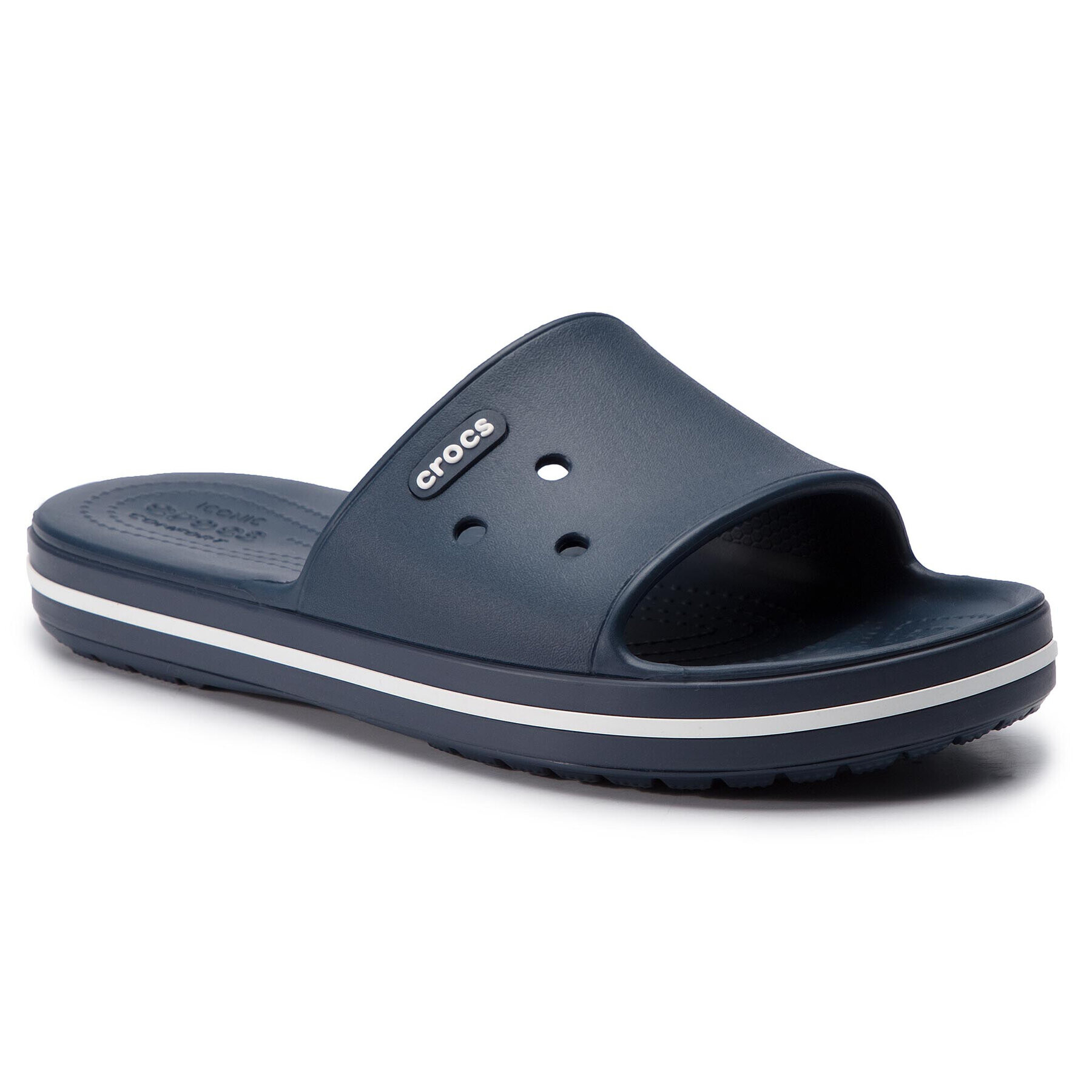 Crocs Natikači Crocband III Slide 205733 Mornarsko modra - Pepit.si