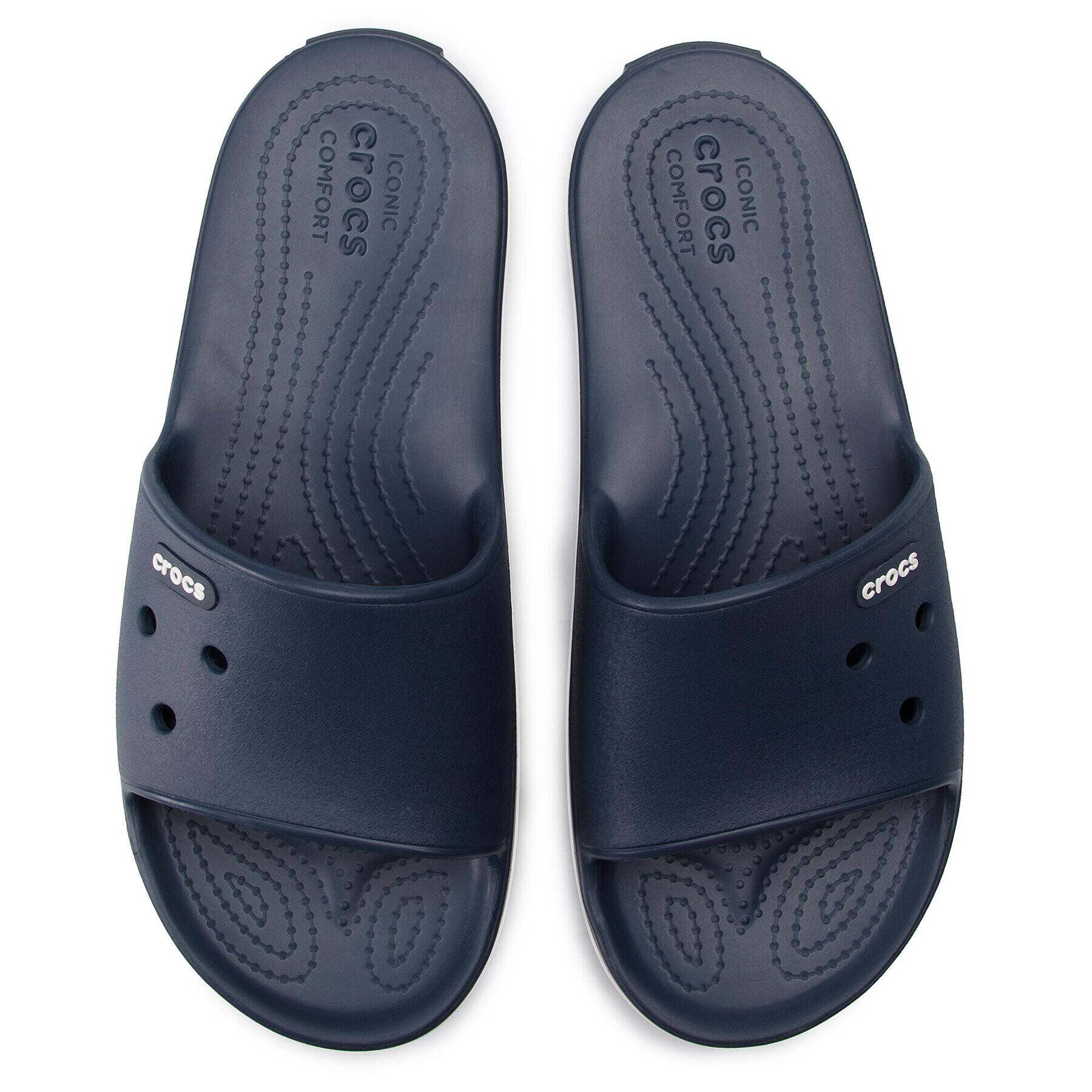 Crocs Natikači Crocband III Slide 205733 Mornarsko modra - Pepit.si