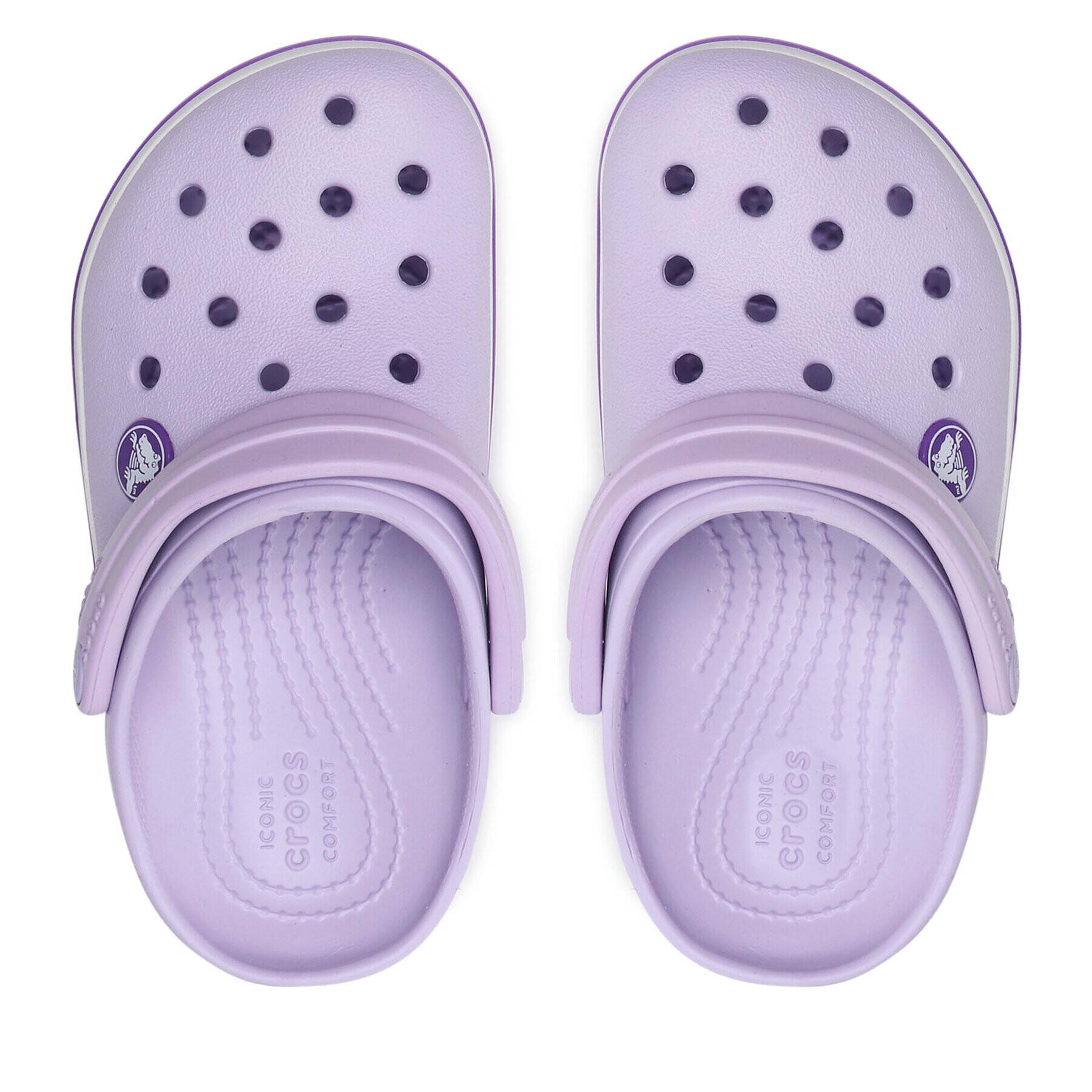 Crocs Natikači Crocbans Clog T 207005 Vijolična - Pepit.si