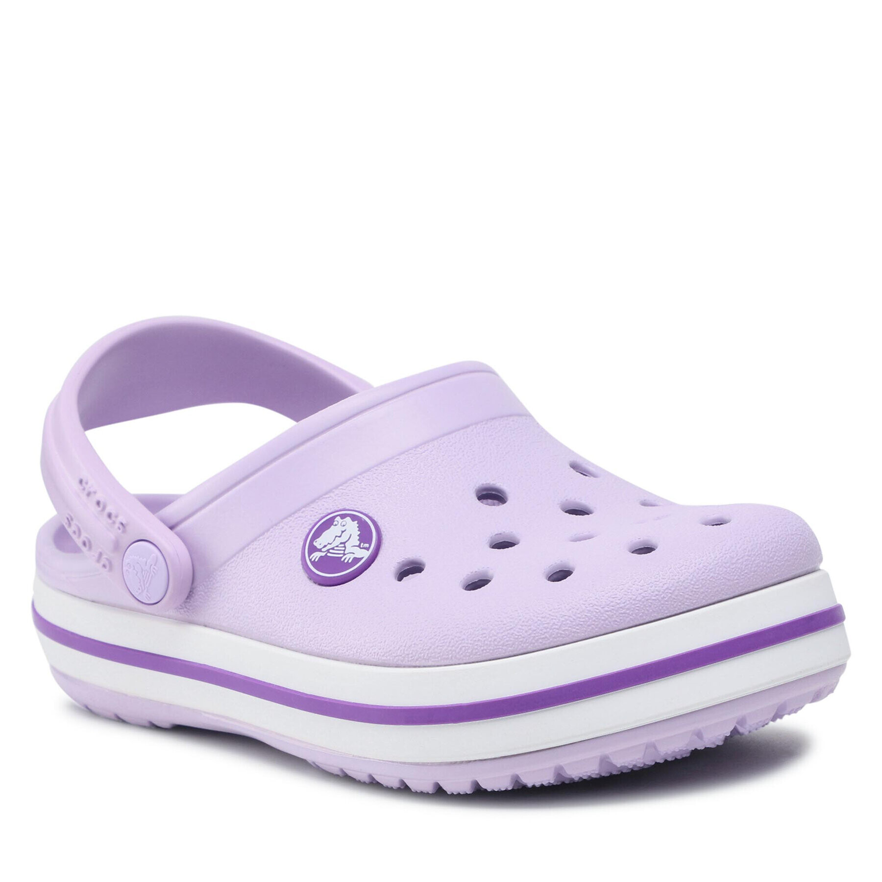 Crocs Natikači Crocbans Clog T 207005 Vijolična - Pepit.si