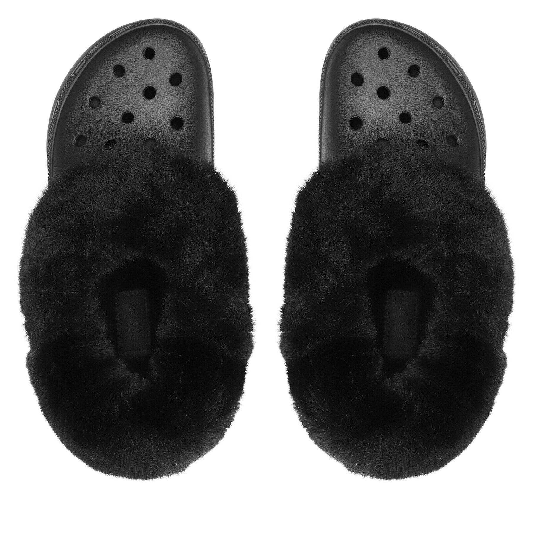 Crocs Natikači Furever Crush Clog 208446 Črna - Pepit.si