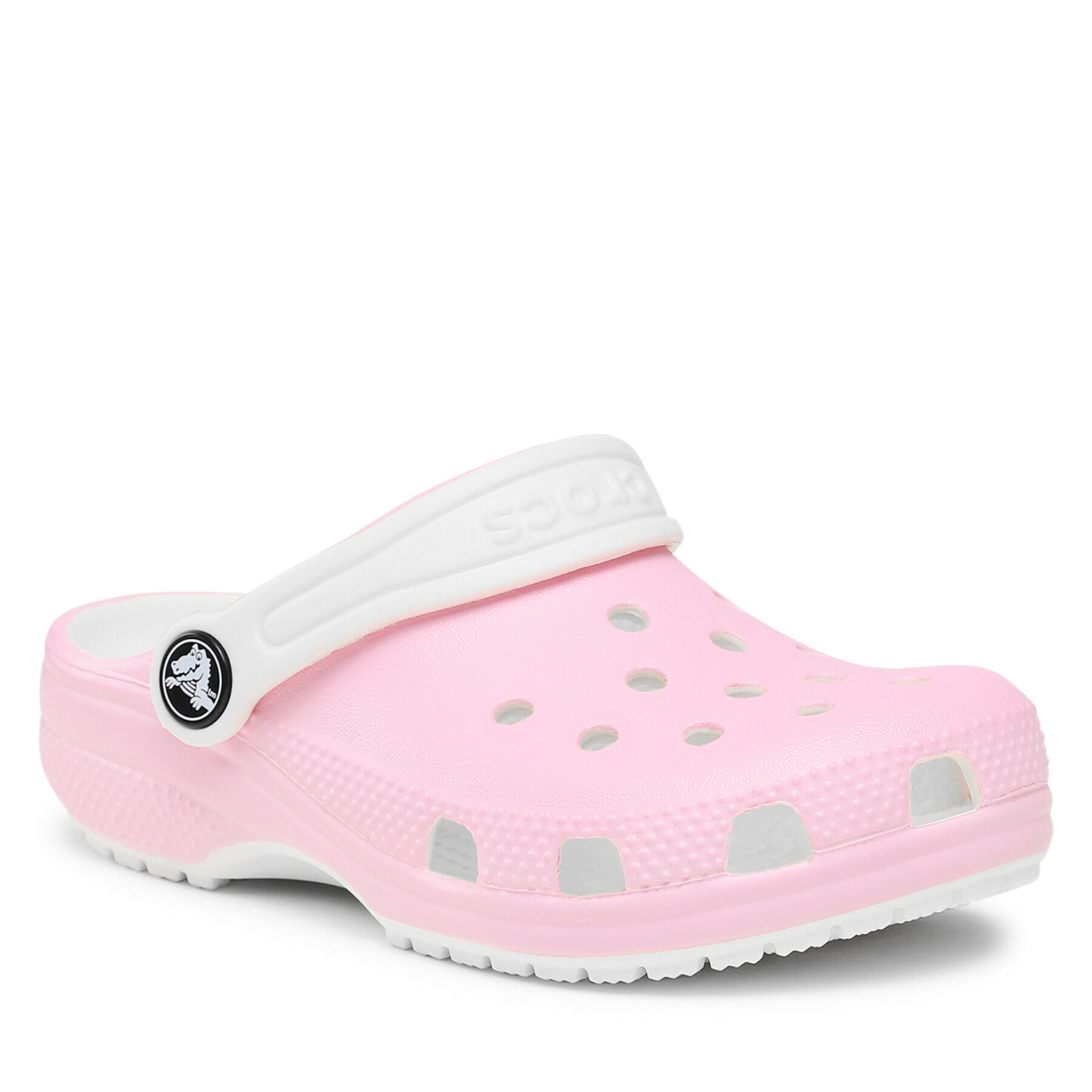 Crocs Natikači Glow In The Dark Clog Kids 209158 Bela - Pepit.si