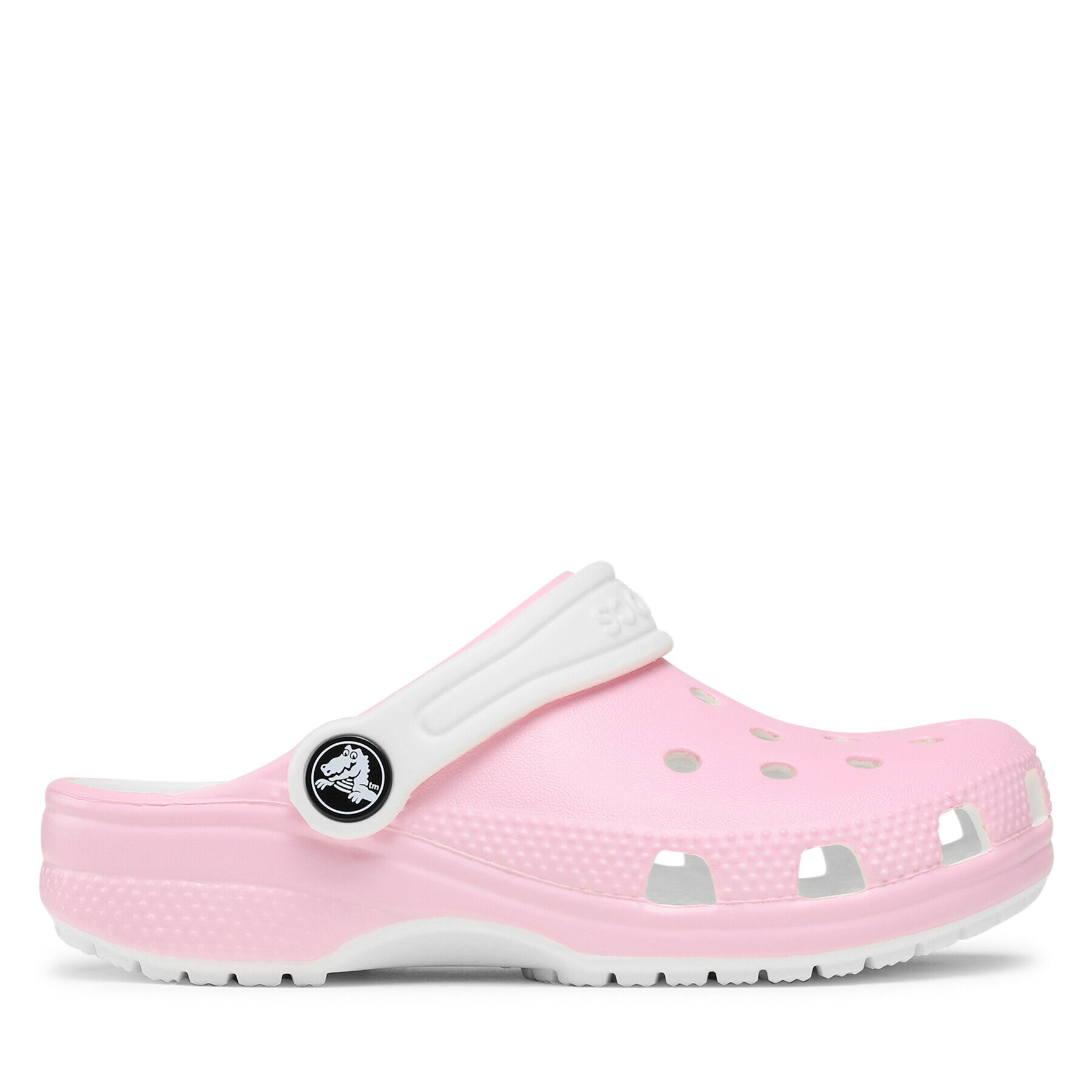 Crocs Natikači Glow In The Dark Clog Kids 209158 Bela - Pepit.si