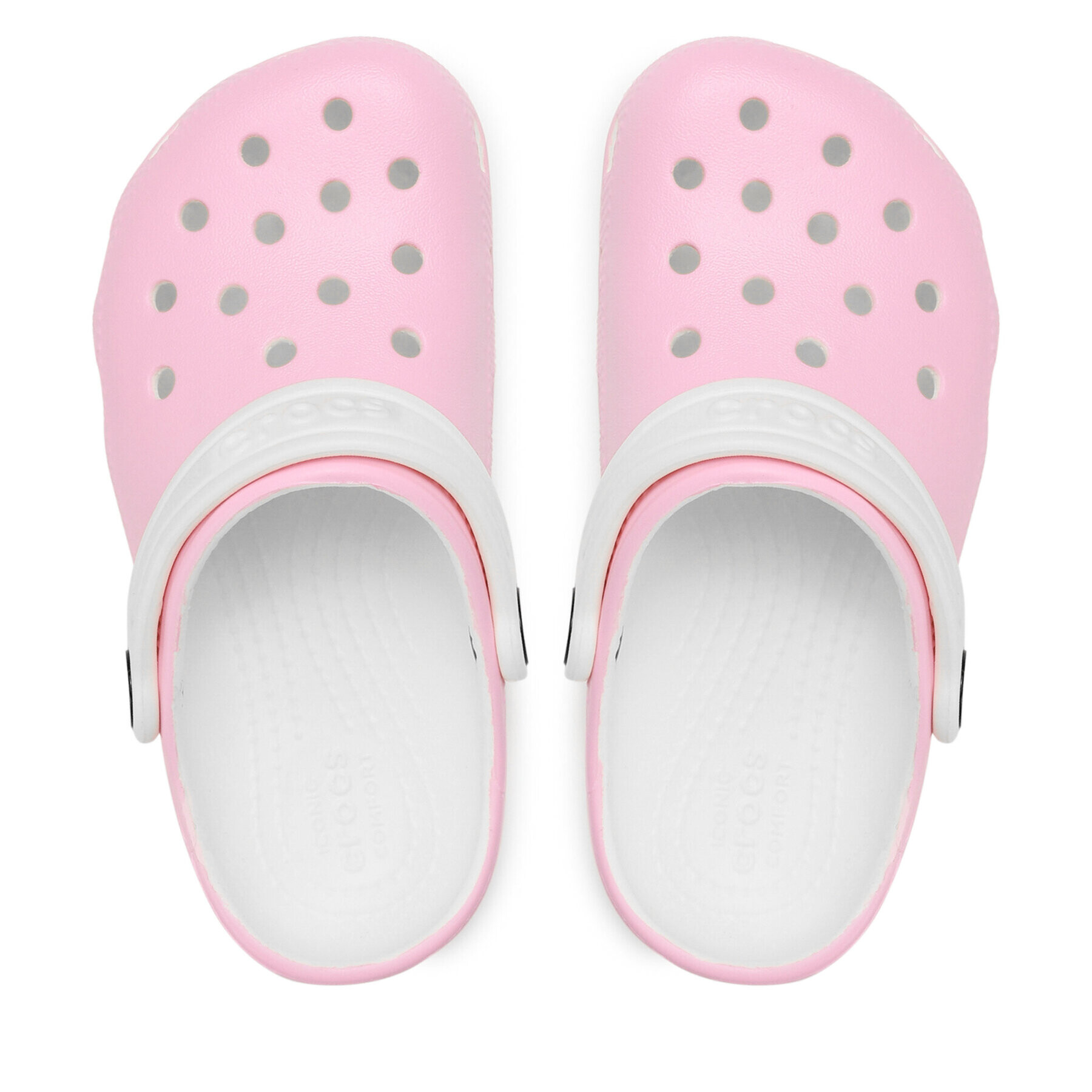 Crocs Natikači Glow In The Dark Clog Kids 209158 Bela - Pepit.si