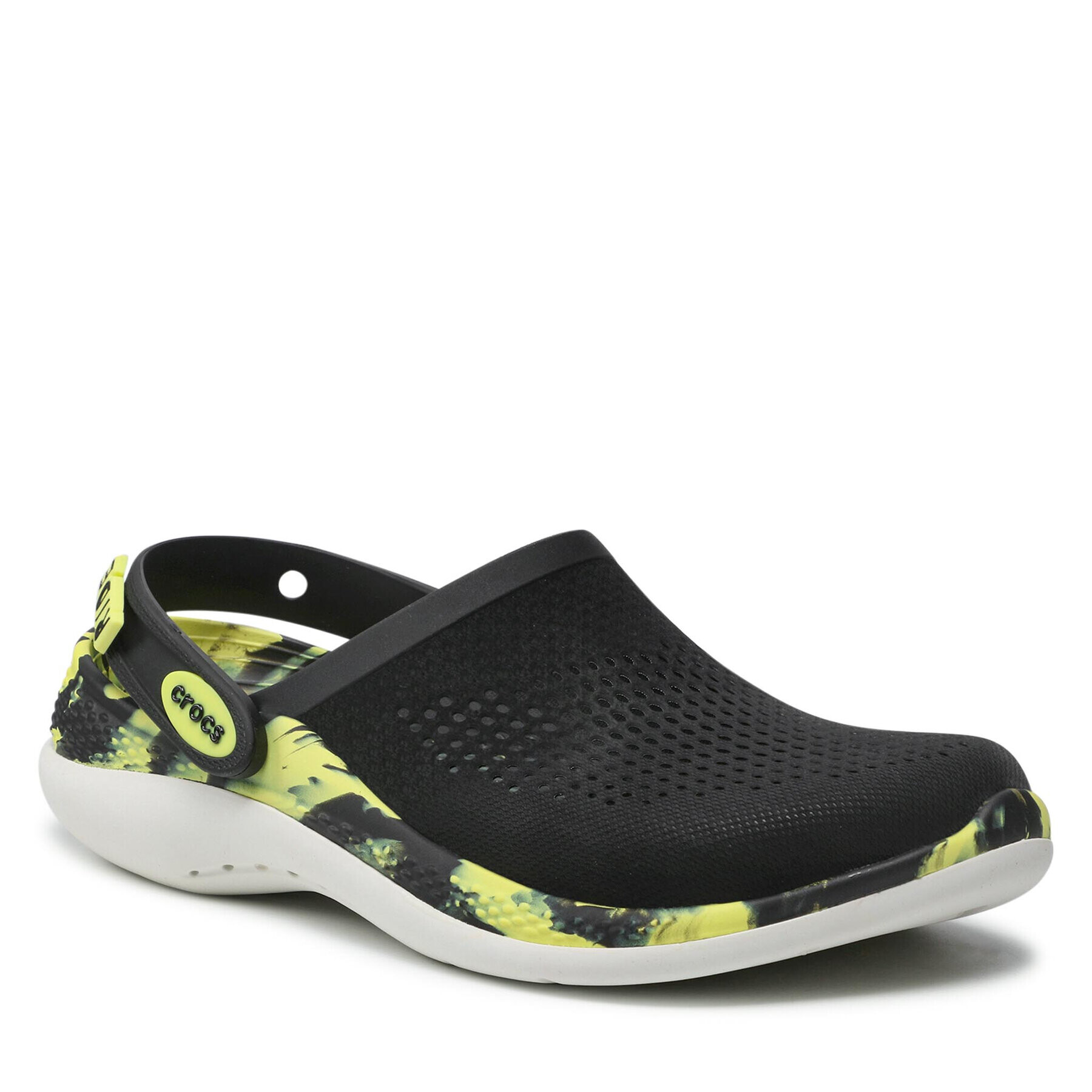 Crocs Natikači Literide 360 Marbled 207634 Črna - Pepit.si