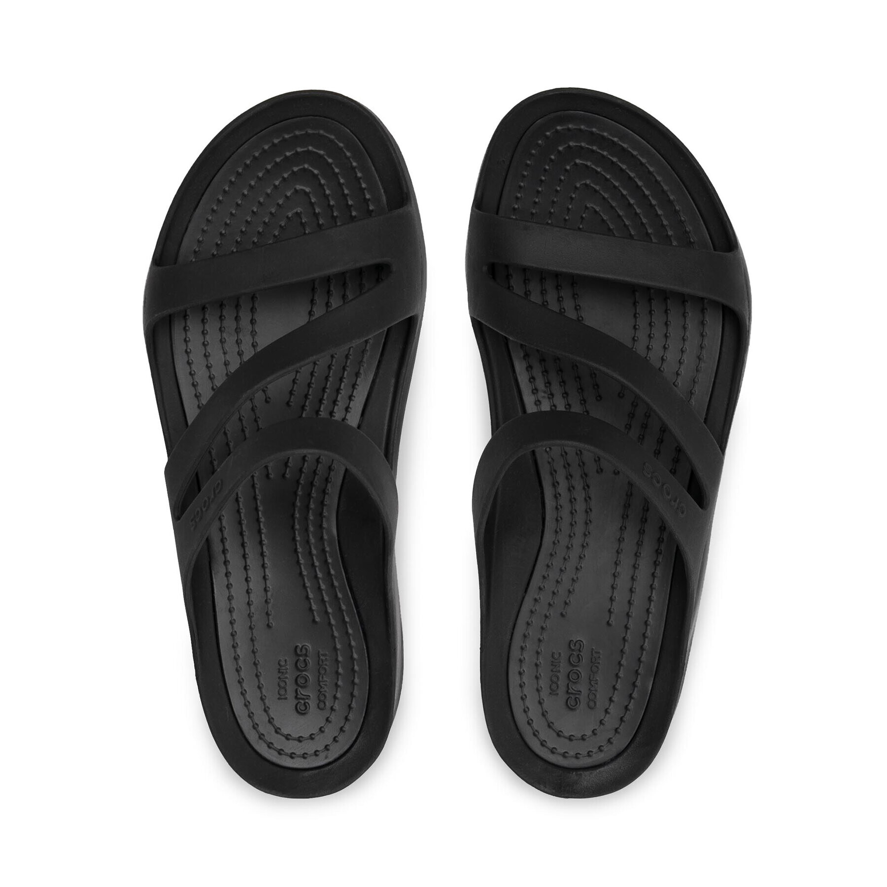 Crocs Natikači Swiftwater Sandal W 203998 Črna - Pepit.si