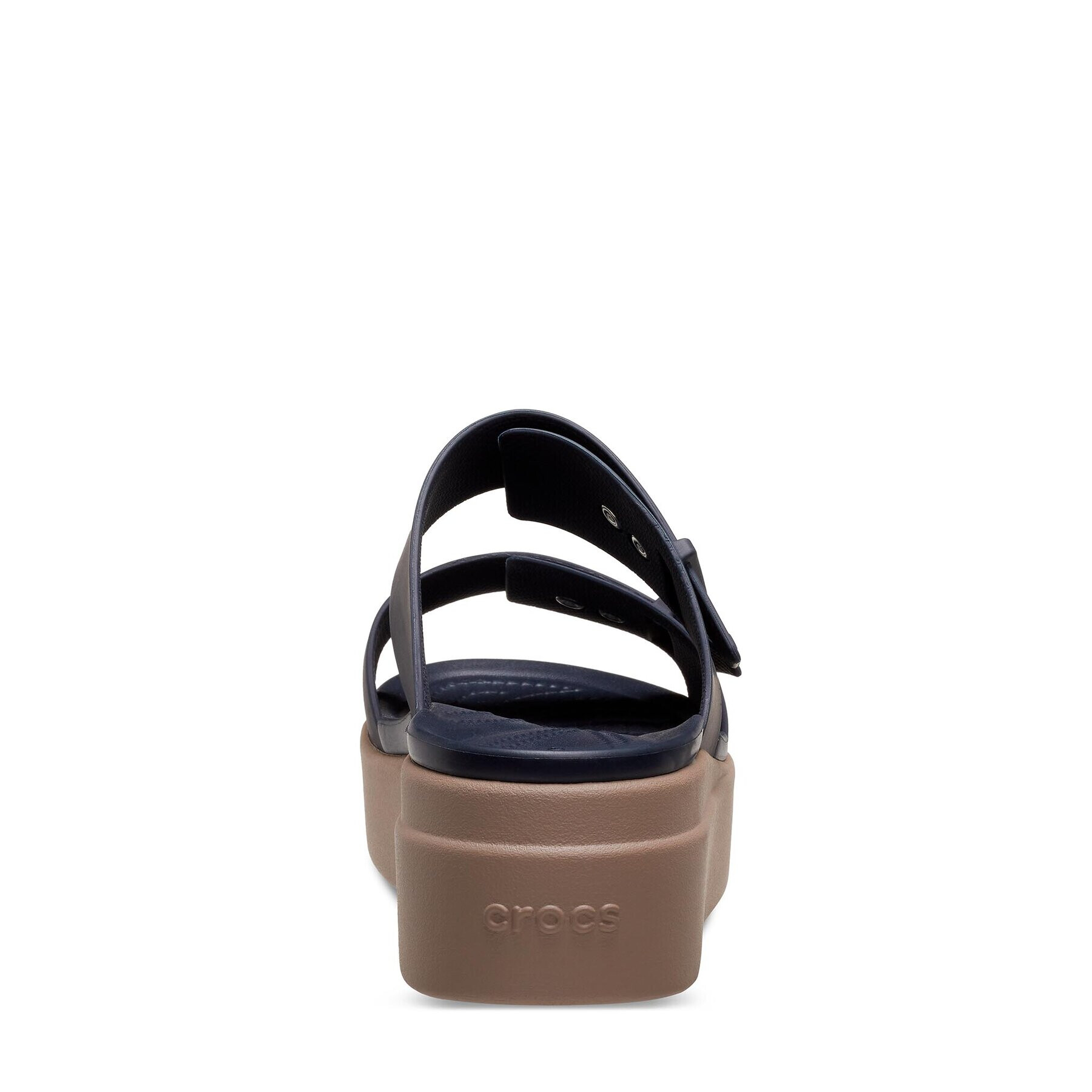 Crocs Sandali Brooklyn Low Wedge Sandal W 207431 Mornarsko modra - Pepit.si