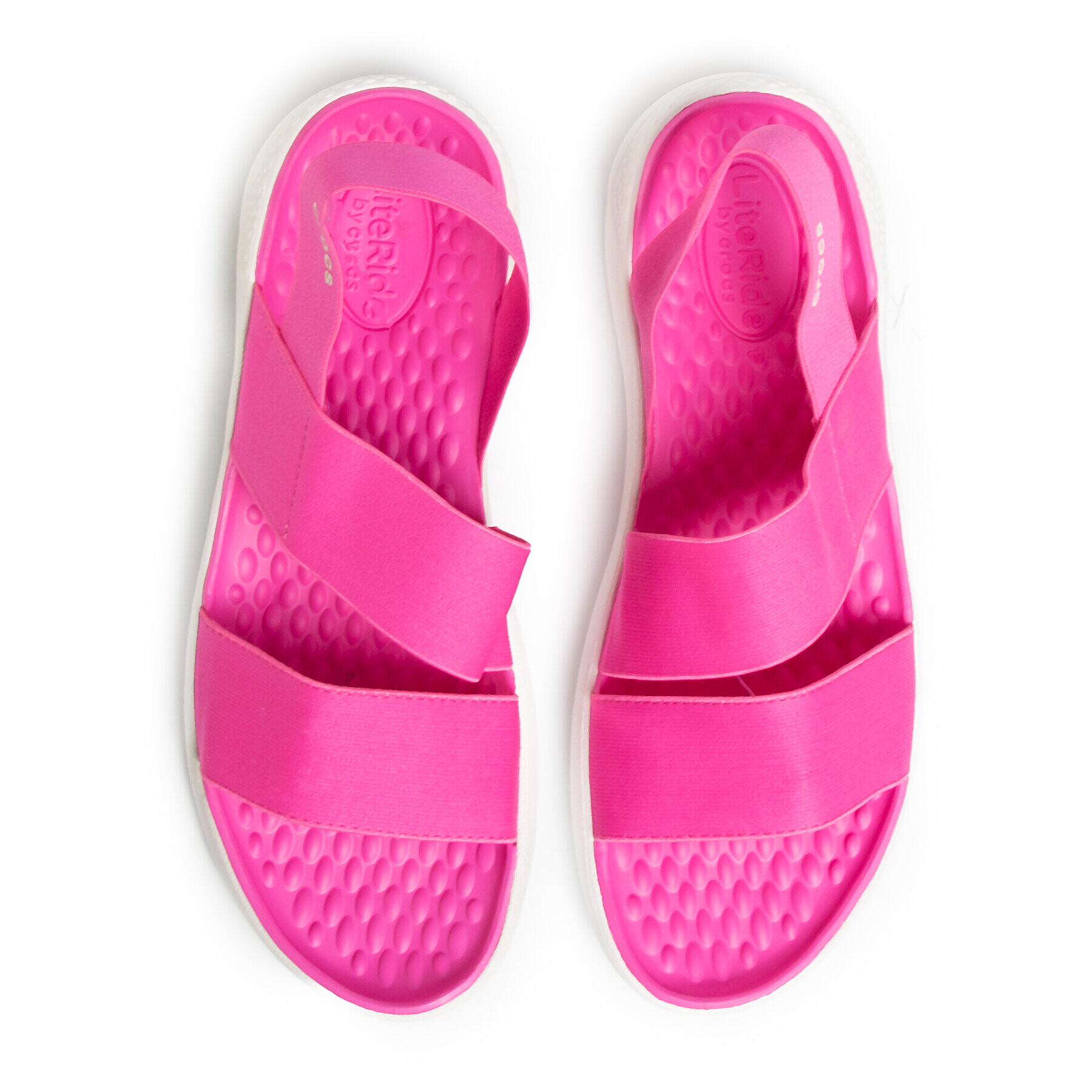 Crocs Sandali Literide Streach Sandal W 206081 Roza - Pepit.si