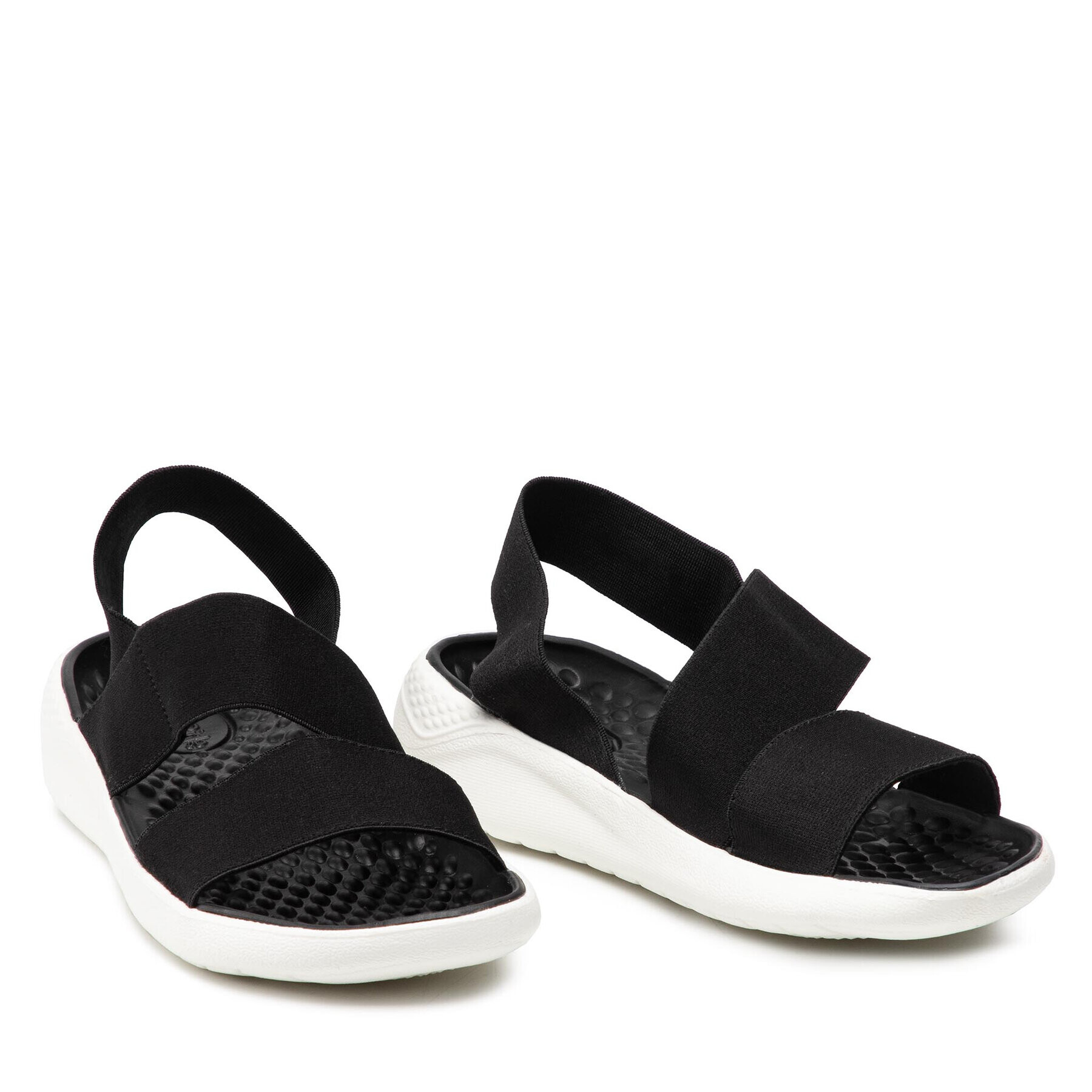 Crocs Sandali Literide Stretch Sandal W 206081 Črna - Pepit.si