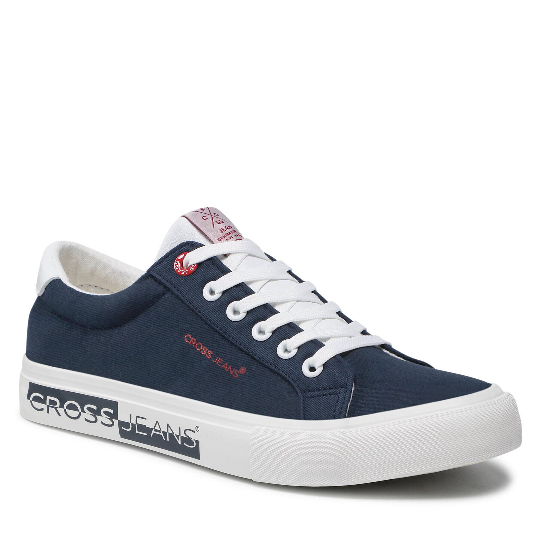 Cross Jeans Tenis superge JJ1R4028C Mornarsko modra - Pepit.si