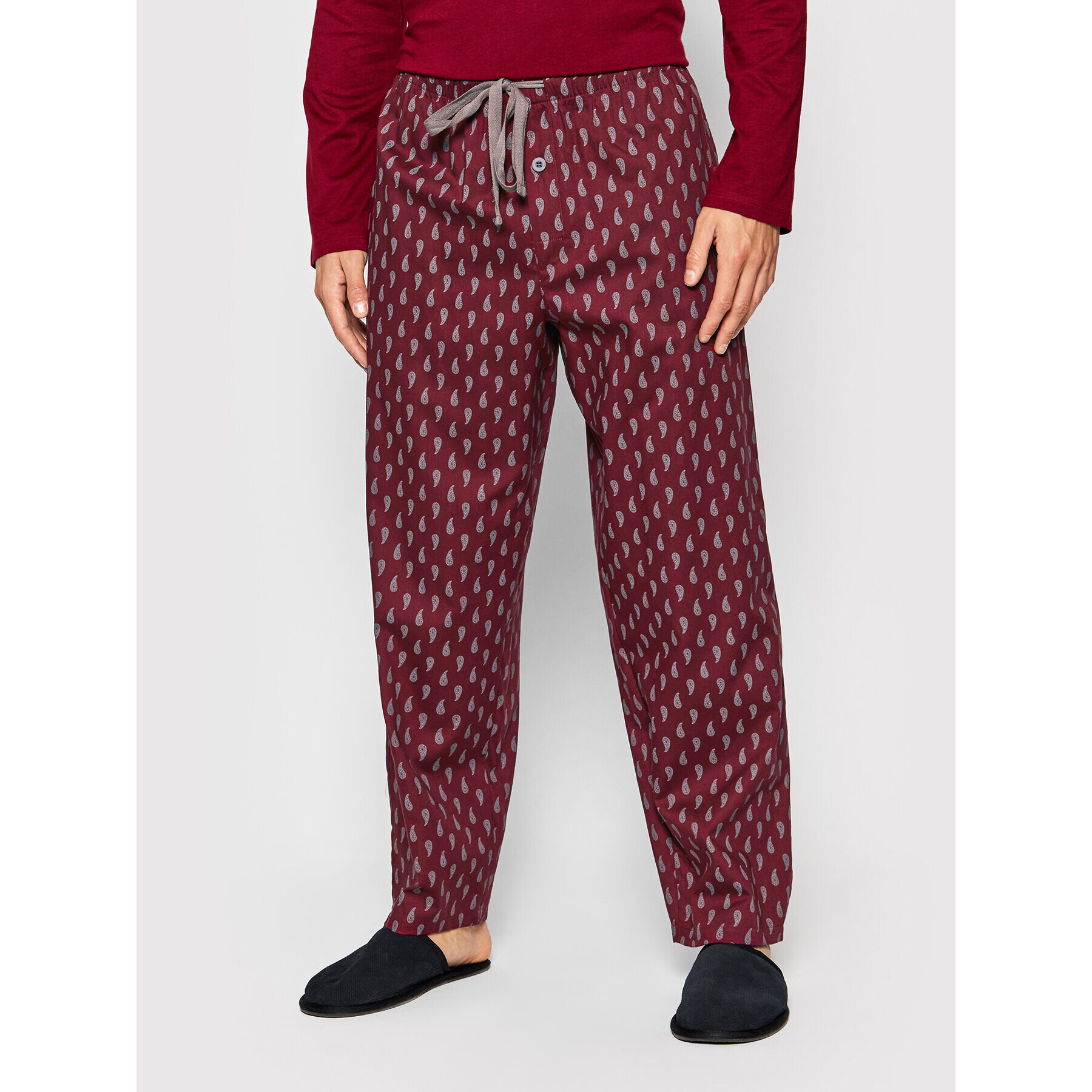 Cyberjammies Spodnji del pižame Frankie 6645 Bordo rdeča - Pepit.si