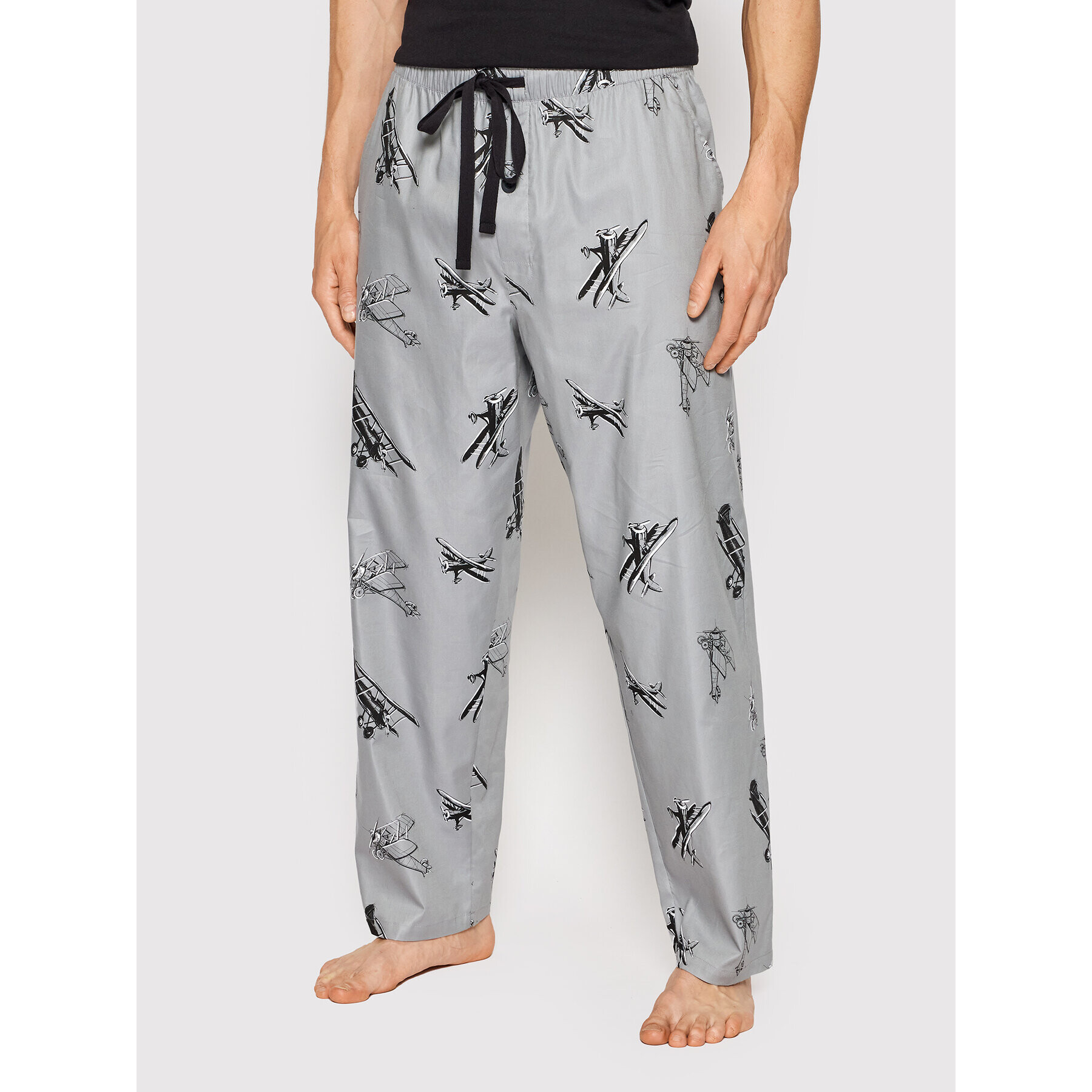 Cyberjammies Spodnji del pižame Samuel 6698 Siva Regular Fit - Pepit.si