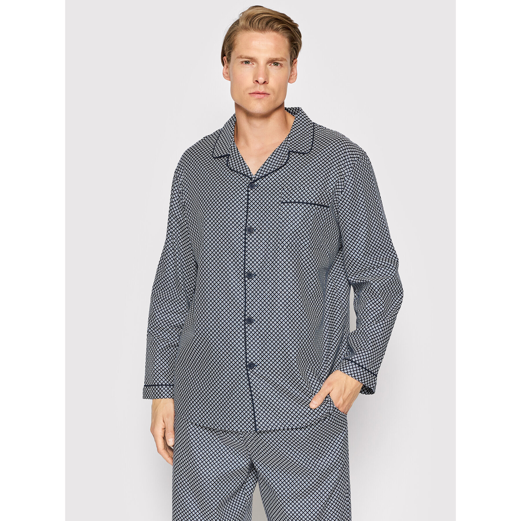 Cyberjammies Zgornji del pižame Archie 6690 Mornarsko modra Regular Fit - Pepit.si