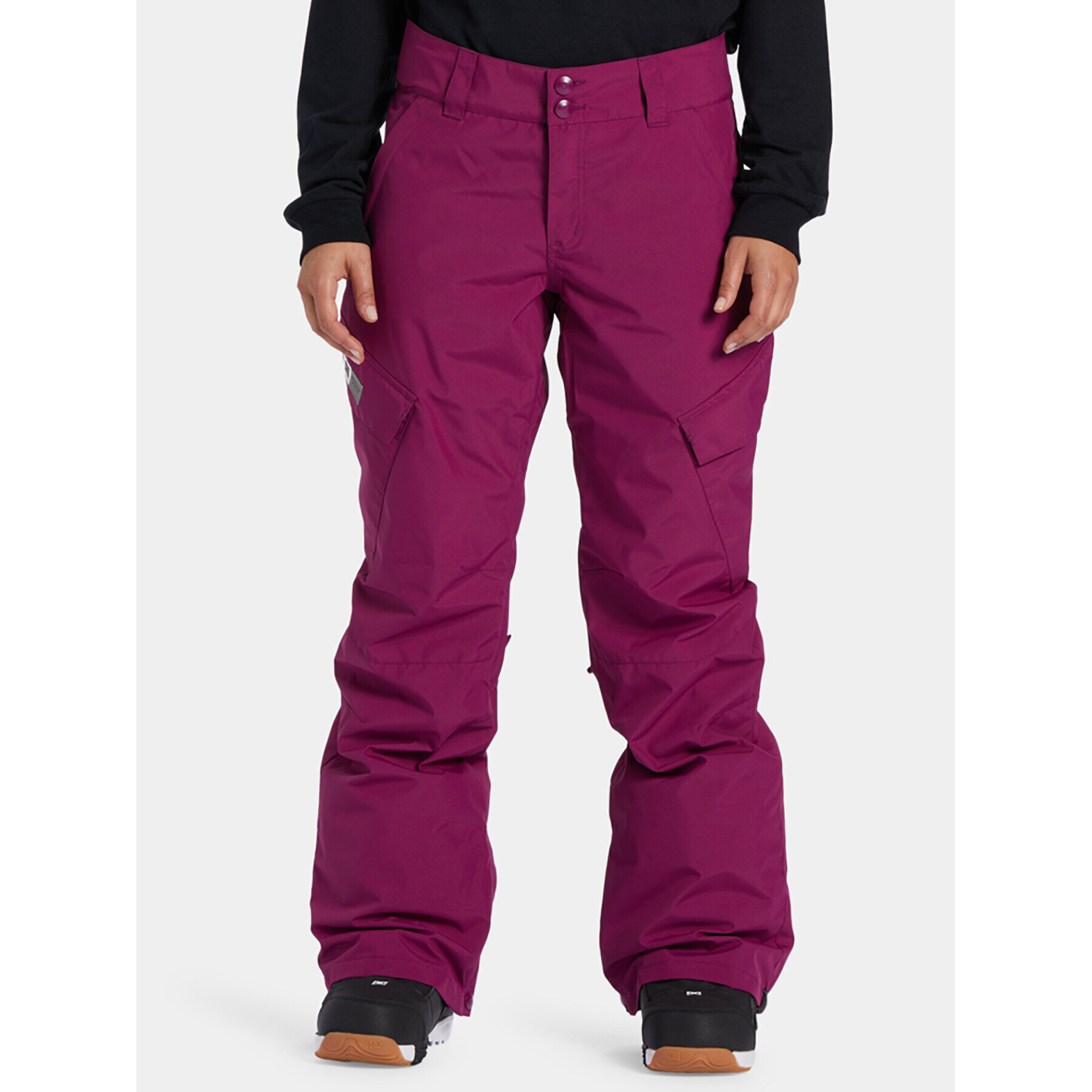 DC Hlače za snowborad Nonchalant Snpt ADJTP03023 Vijolična Regular Fit - Pepit.si