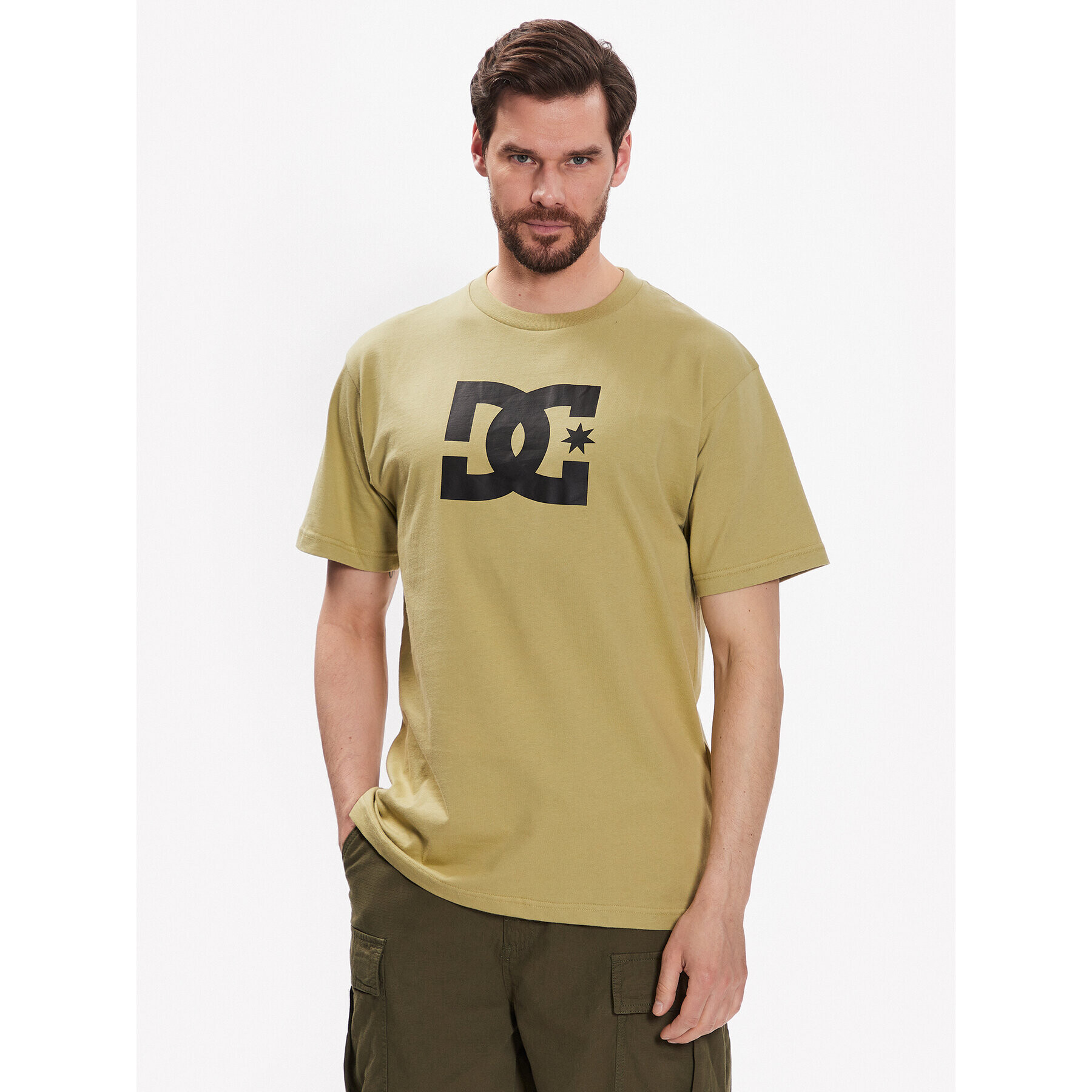 DC Majica ADYZT04985 Zelena Relaxed Fit - Pepit.si