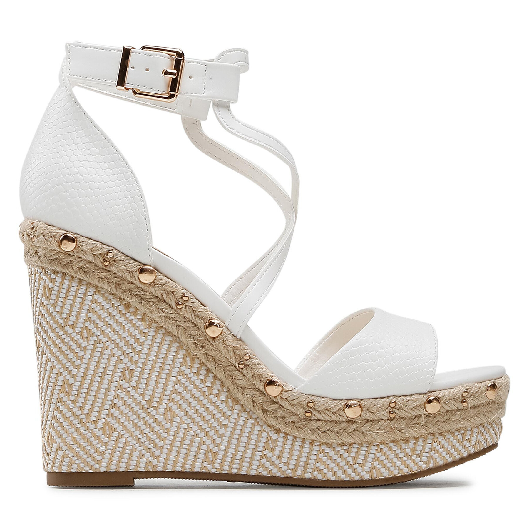 DeeZee Espadrile LS5442-02 Bela - Pepit.si