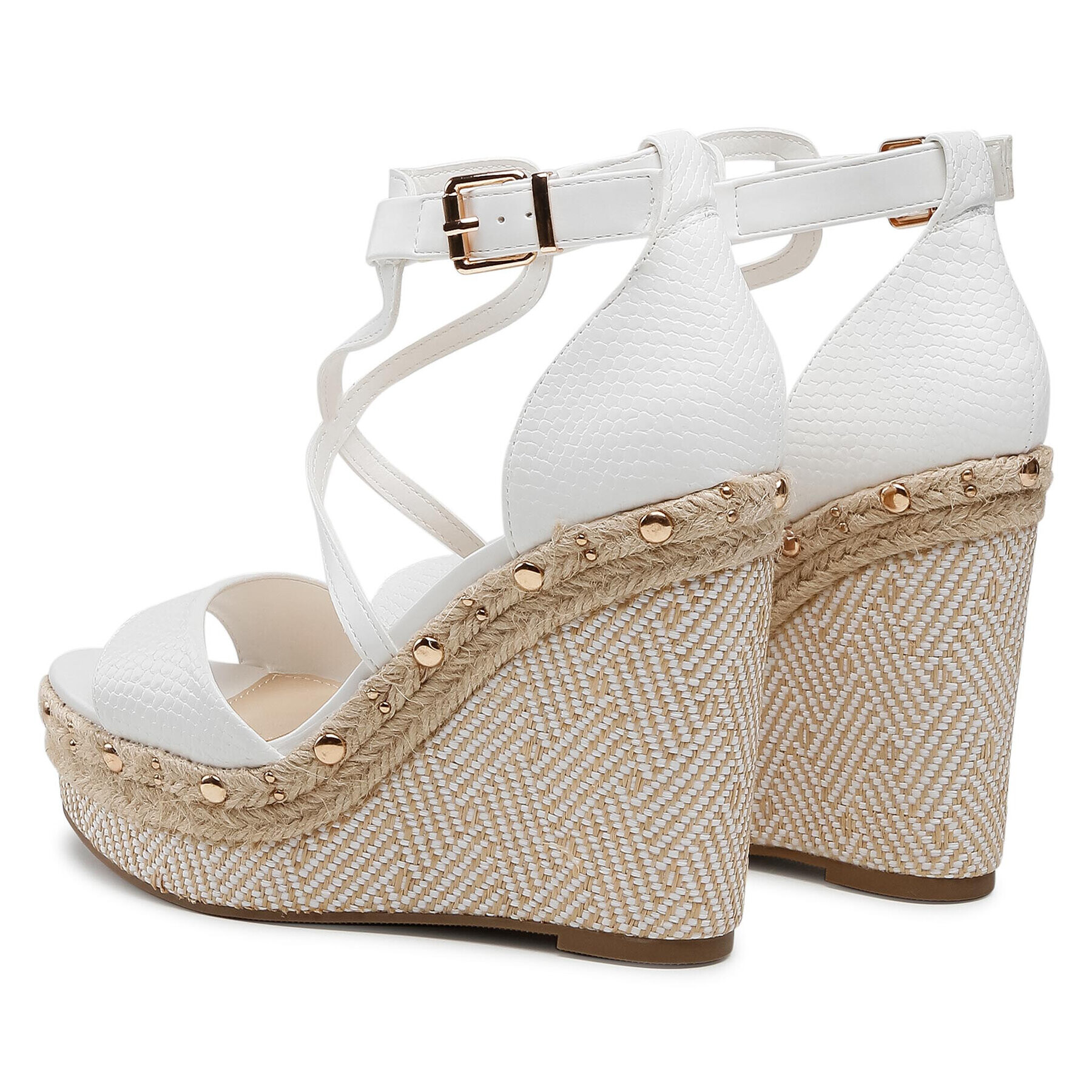 DeeZee Espadrile LS5442-02 Bela - Pepit.si