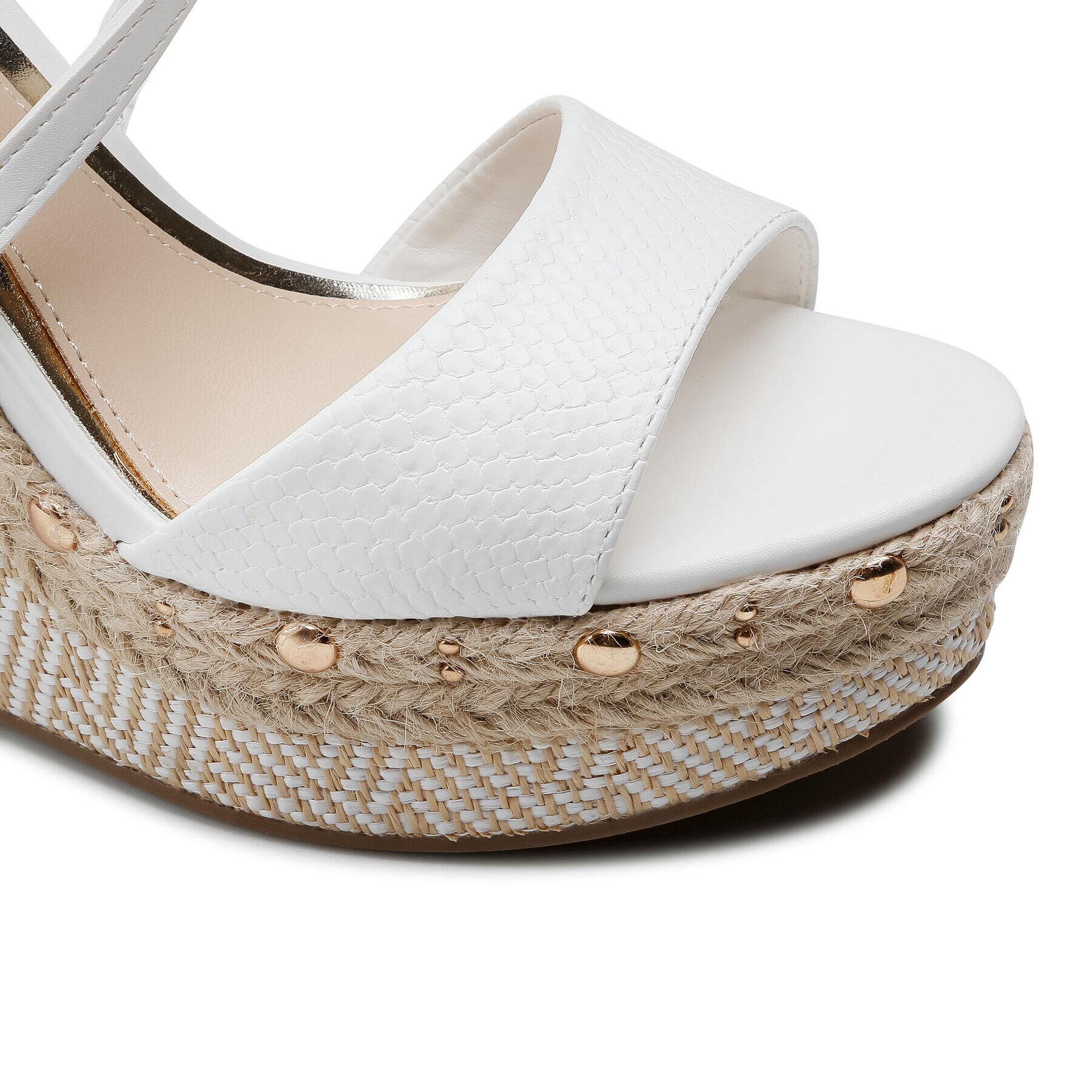 DeeZee Espadrile LS5442-02 Bela - Pepit.si