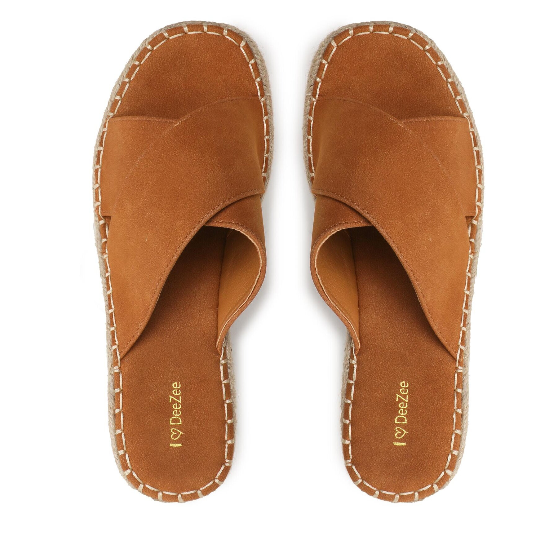 DeeZee Espadrile Q8745-6 Rjava - Pepit.si